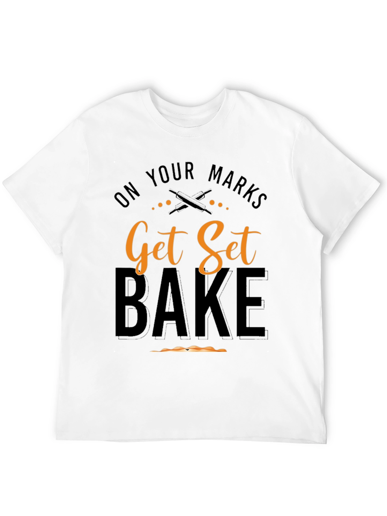 Get Set Bake Black T-Shirt
