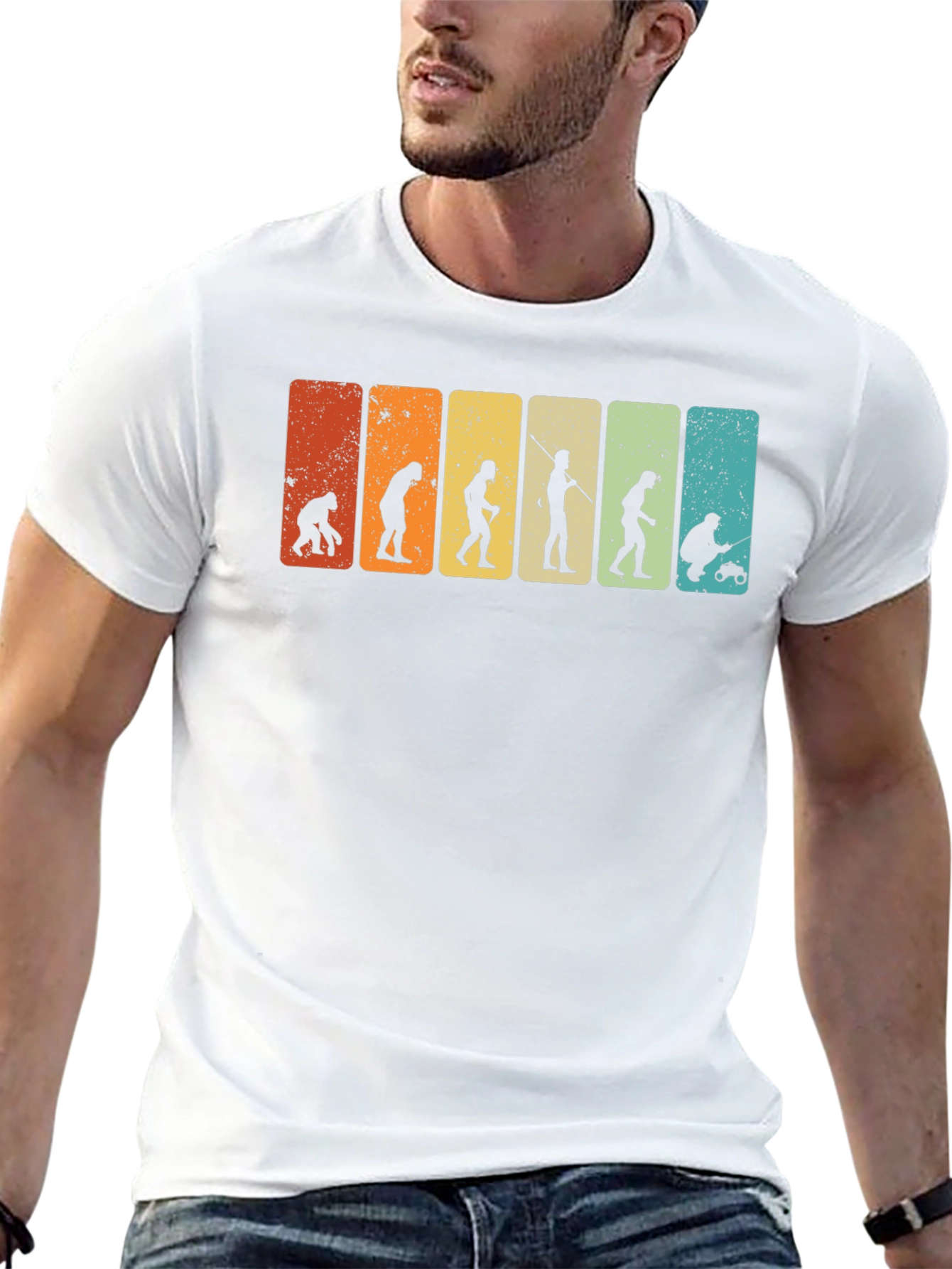 Evolution of Fishing T-Shirt | Mens Graphic Tee