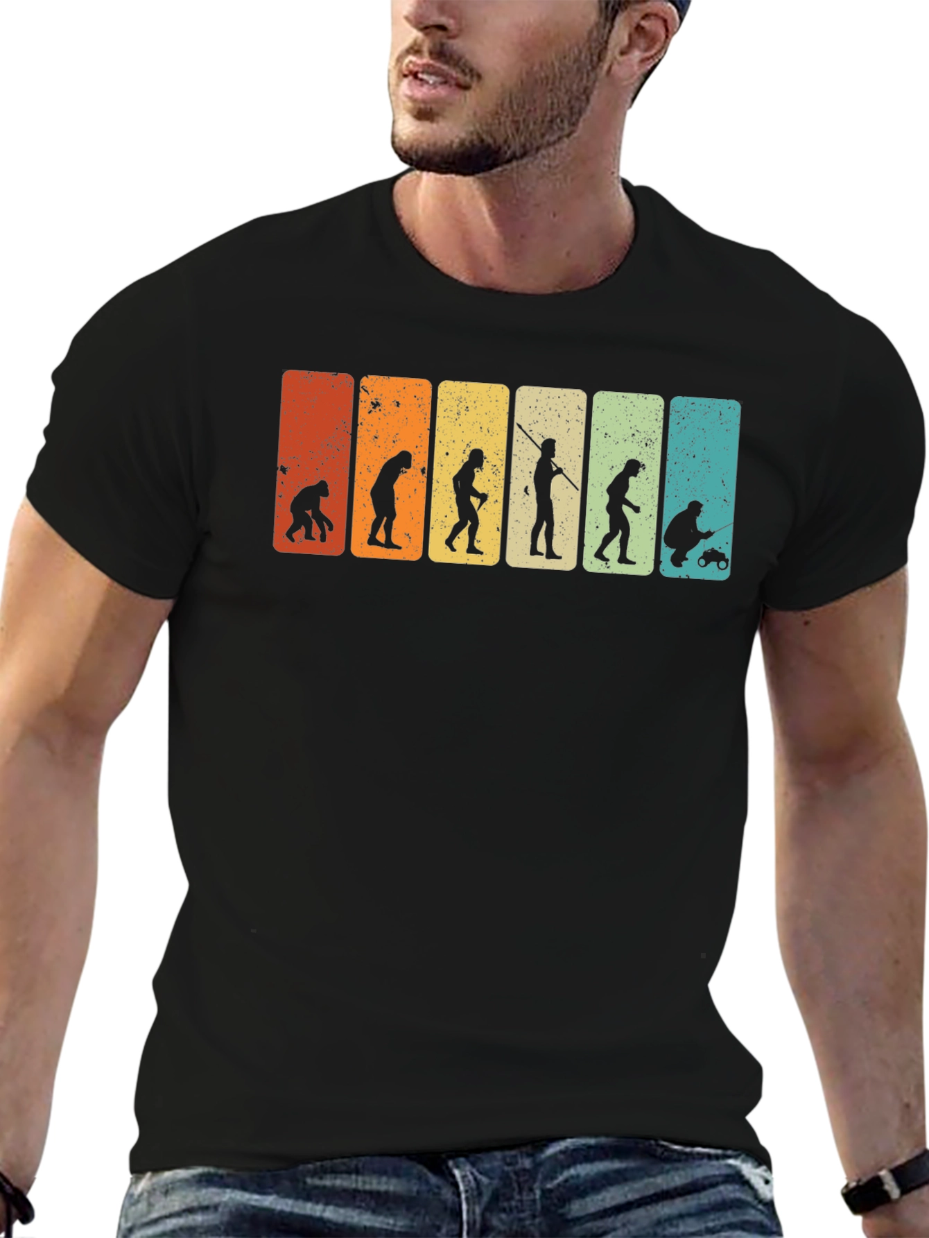 Evolution of Fishing T-Shirt | Mens Graphic Tee