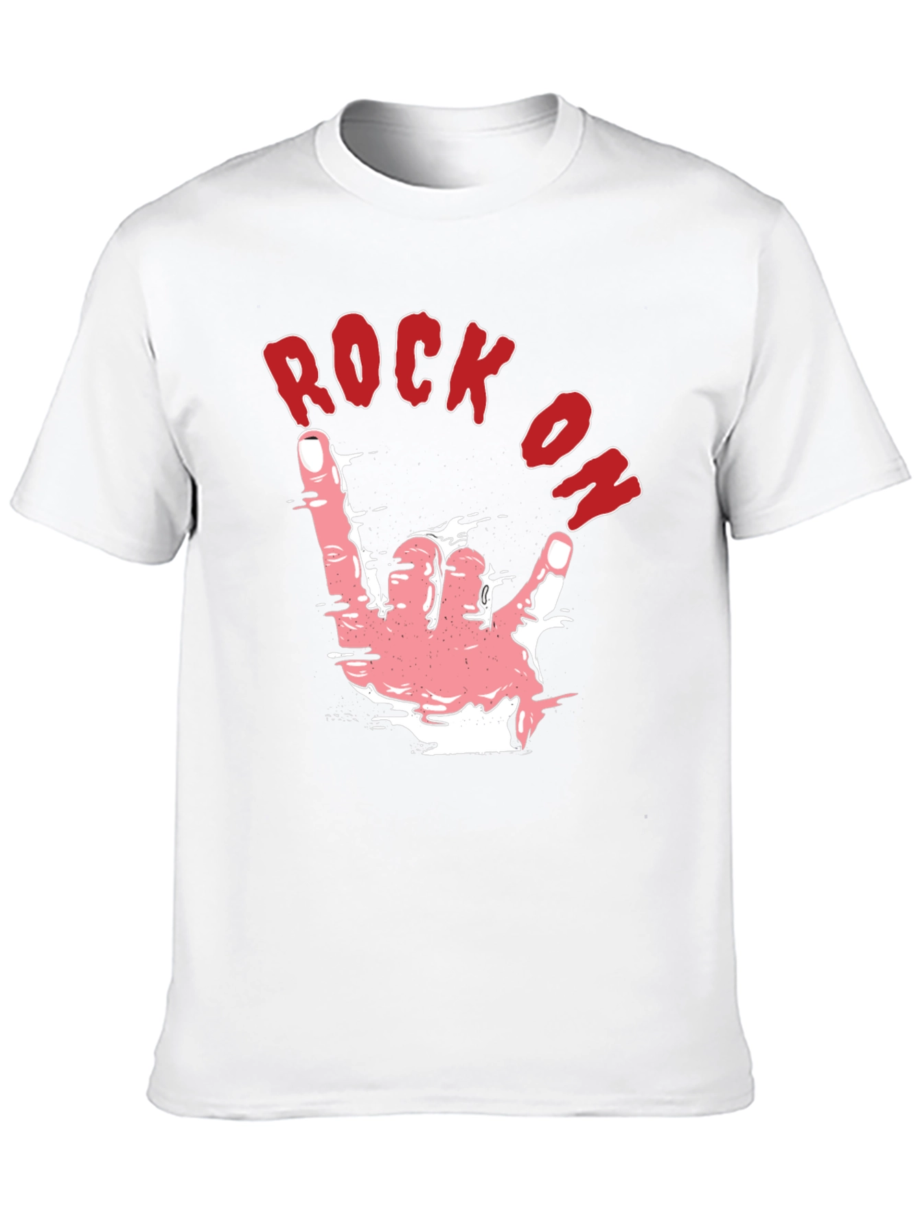 Rock On Graphic Tee - Black