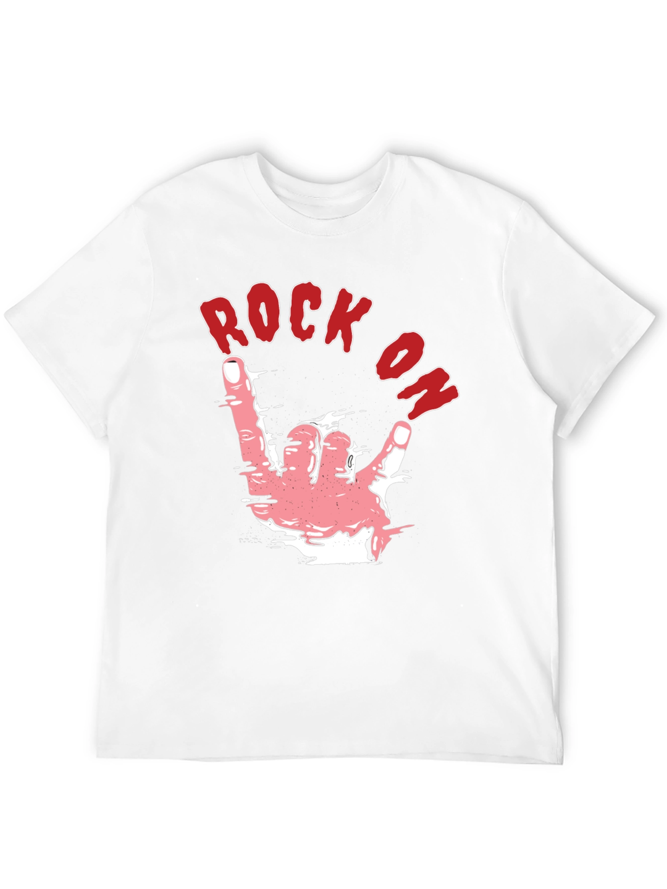 Rock On Graphic Tee - Black