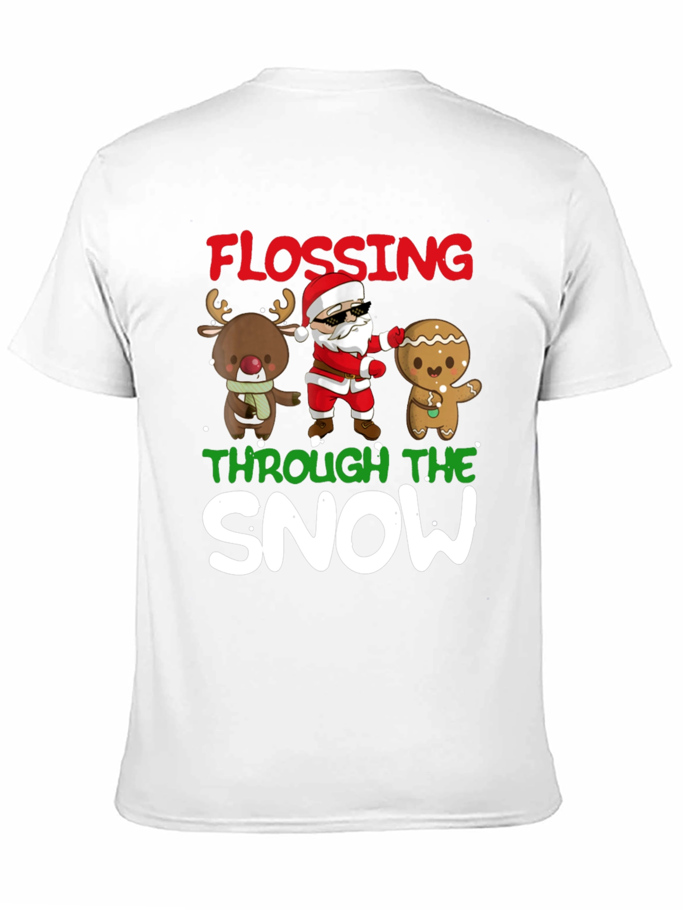 Flossing Through The Snow Holiday T-Shirt