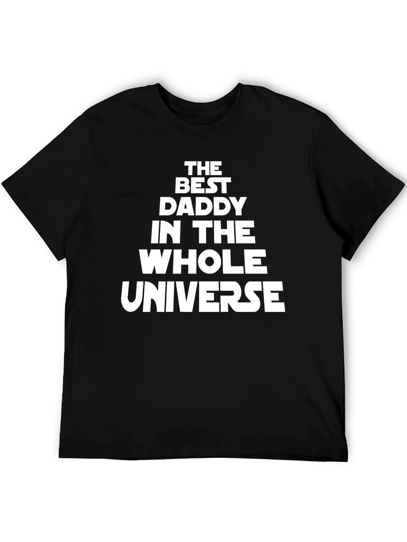 Best Daddy in the Universe Mens Black T-Shirt