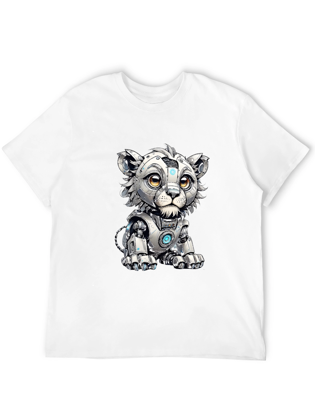 Robotic Lion Cub Graphic Tee
