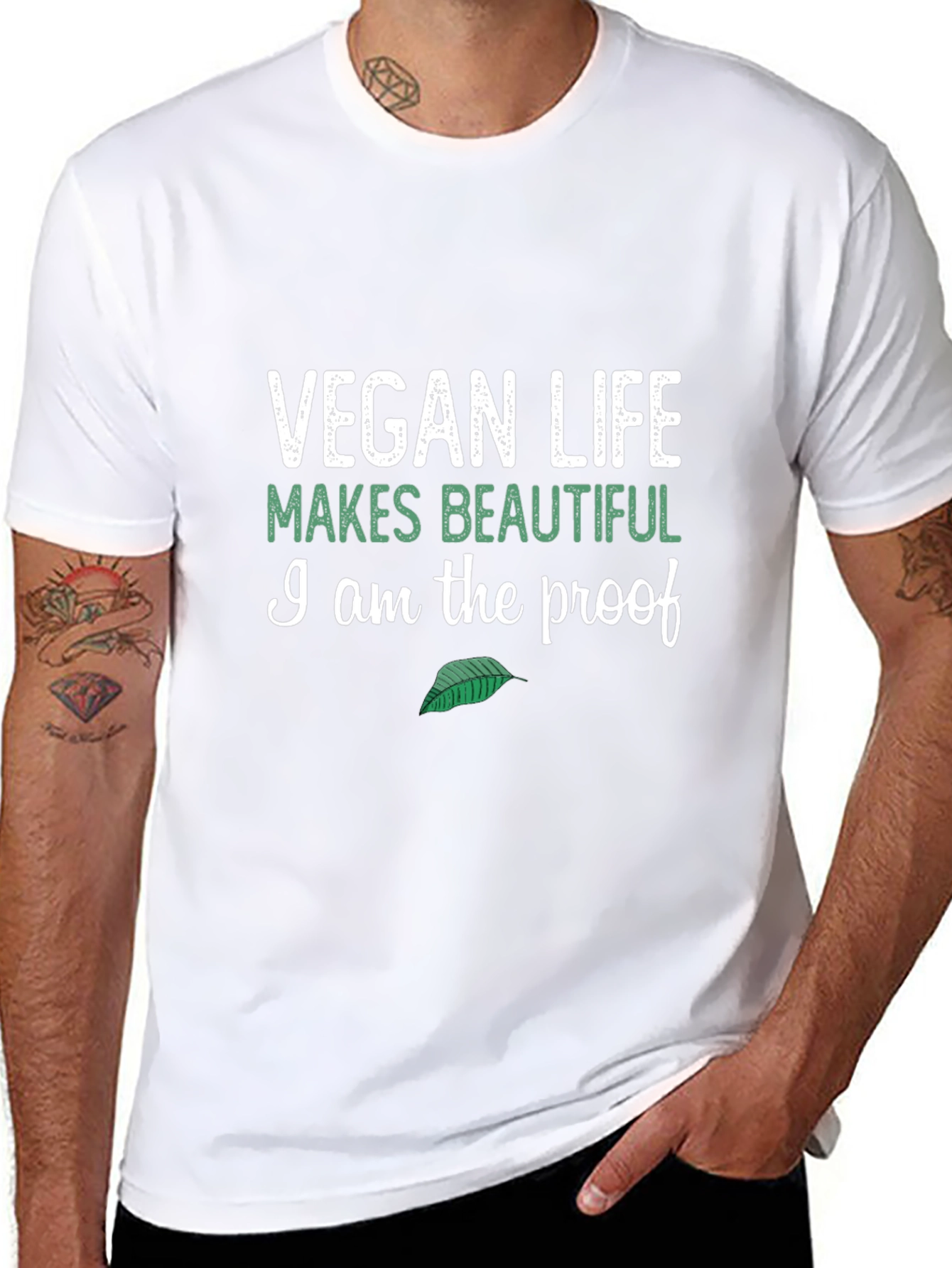 Vegan Life T-Shirt - Makes Beautiful