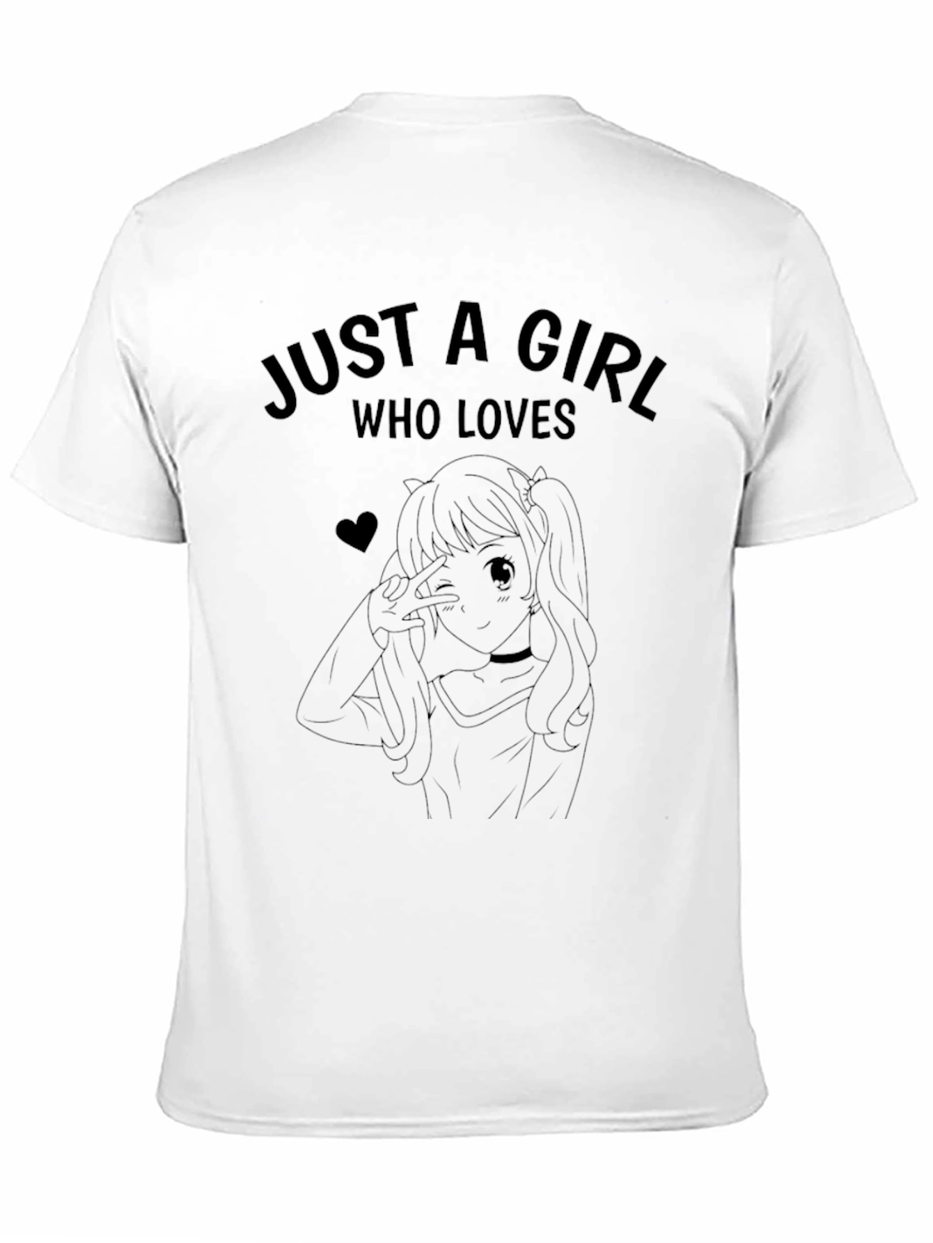 Anime Girl Lover T-Shirt - Cute Manga Style Tee
