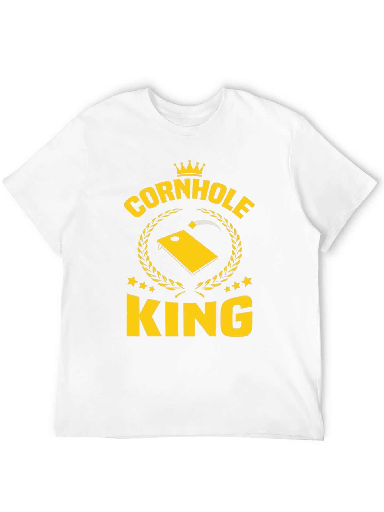 Cornhole King Graphic T-Shirt - Black