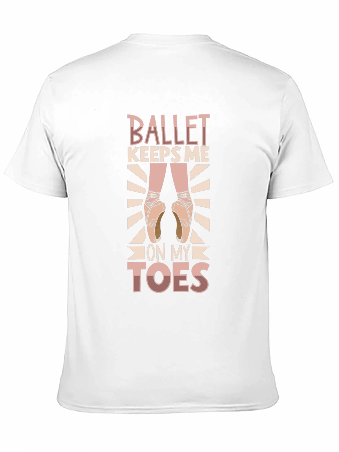 Ballet Keeps Me On My Toes Graphic Tee