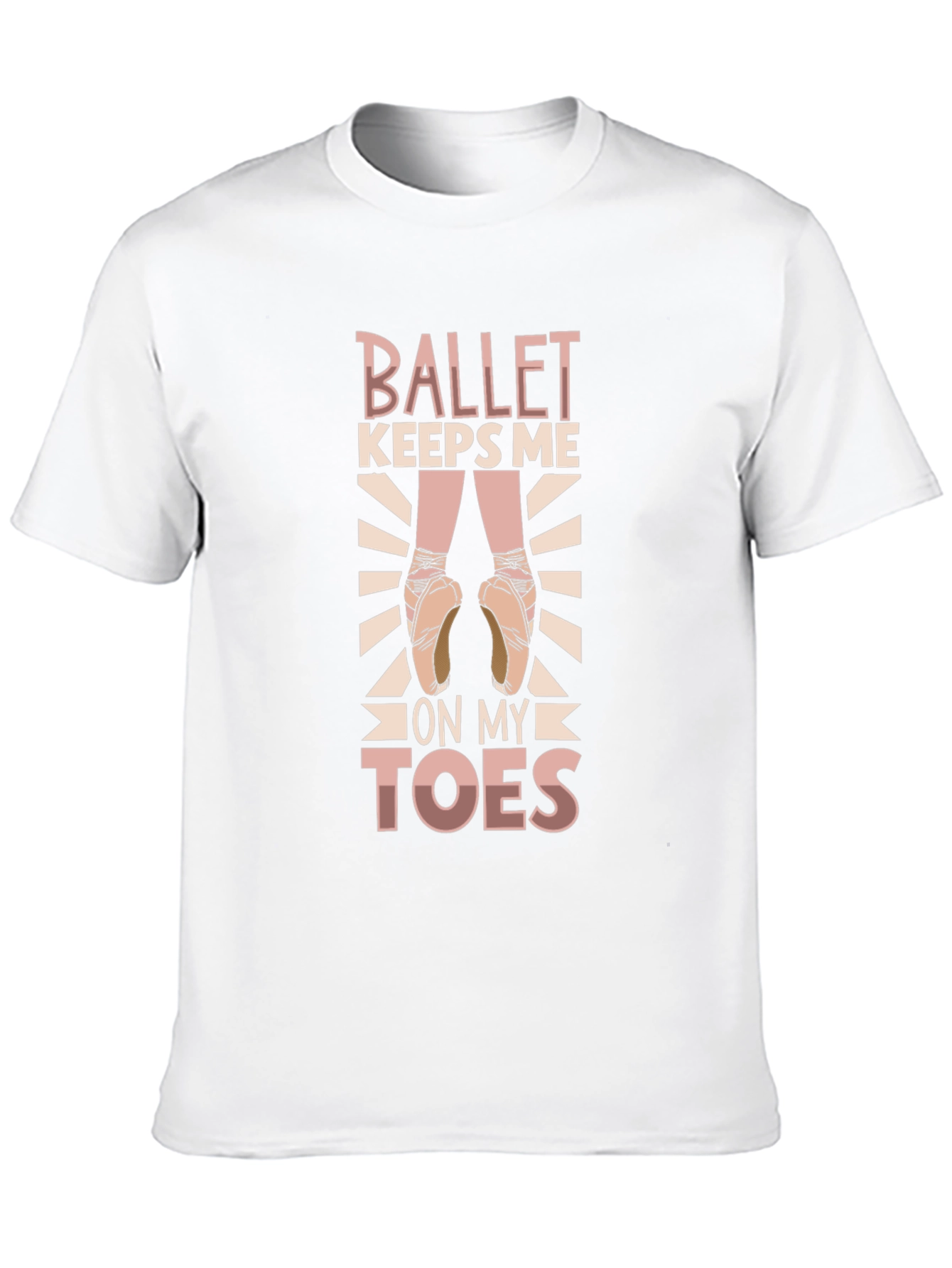Ballet Keeps Me On My Toes Graphic Tee