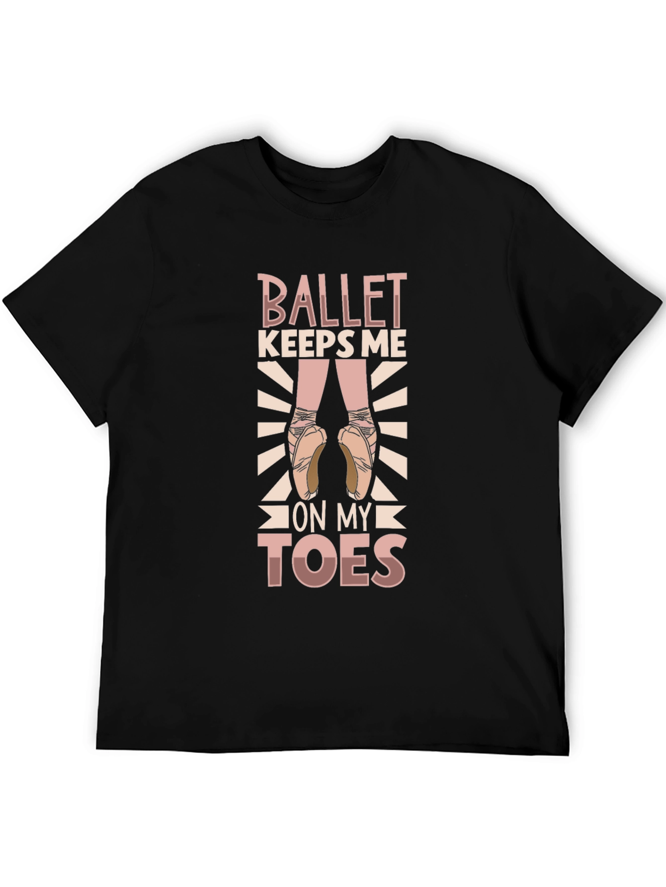 Ballet Keeps Me On My Toes Graphic Tee