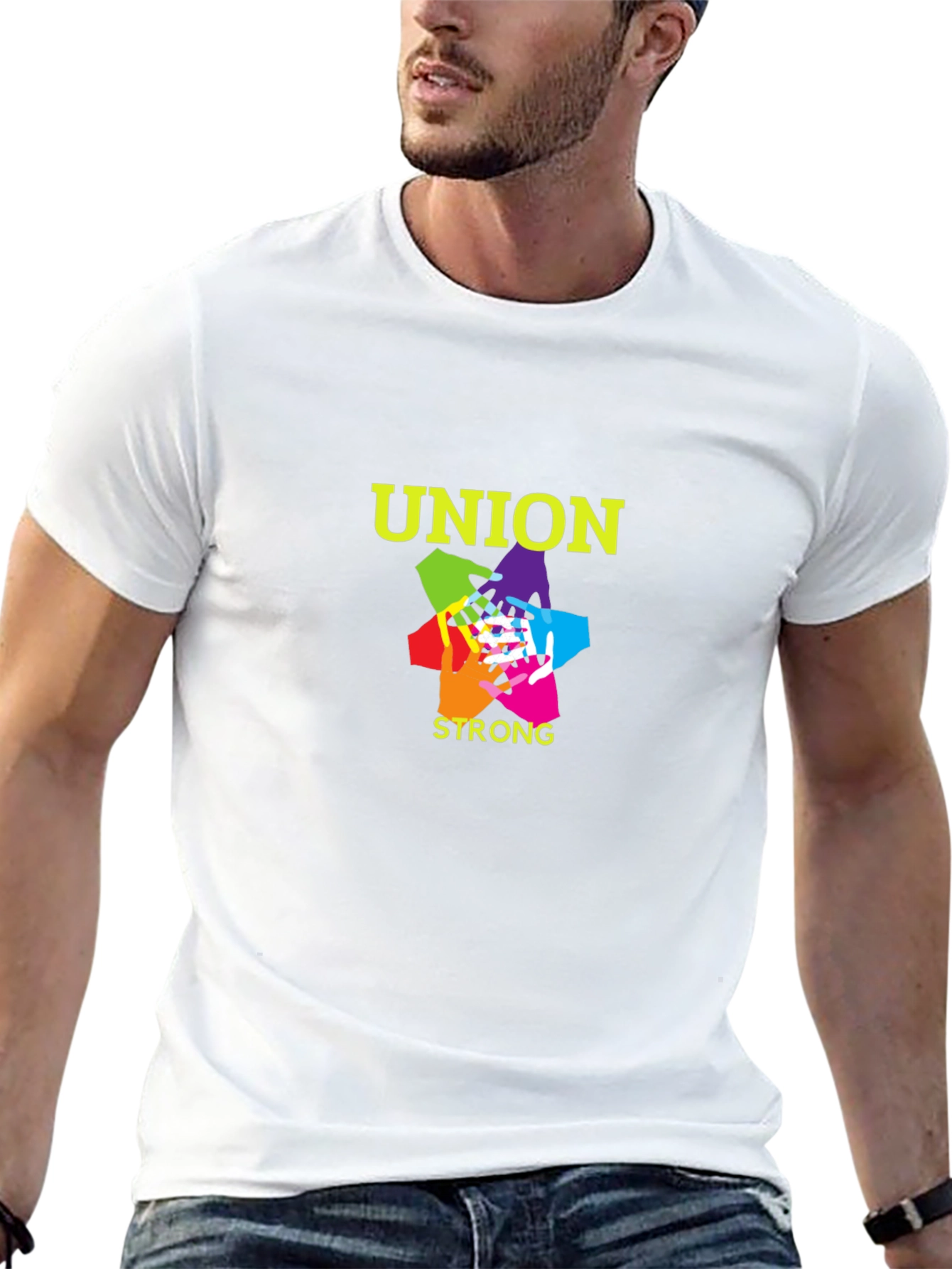 Union Strong Graphic T-Shirt - Black