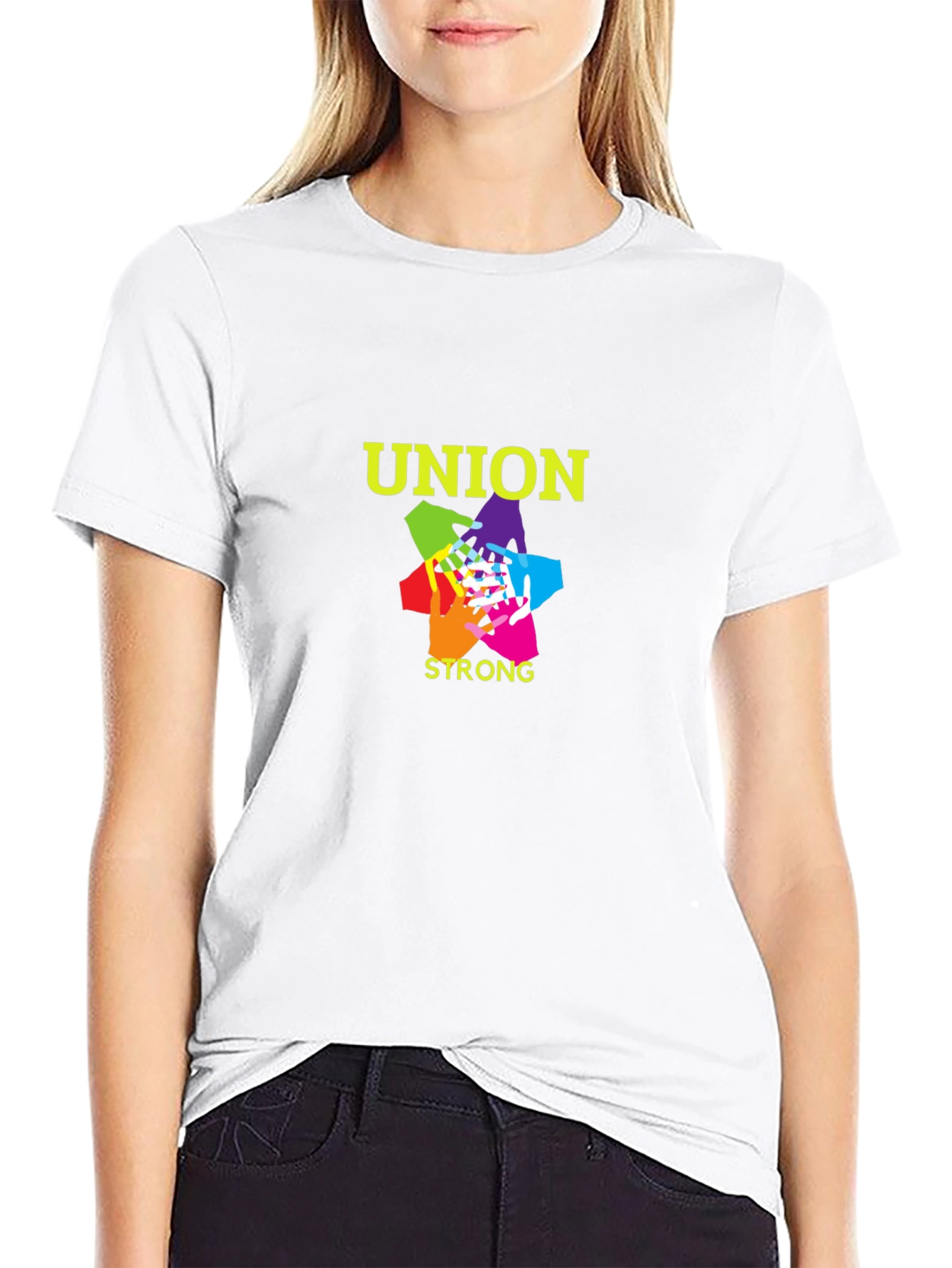 Union Strong Graphic T-Shirt - Black