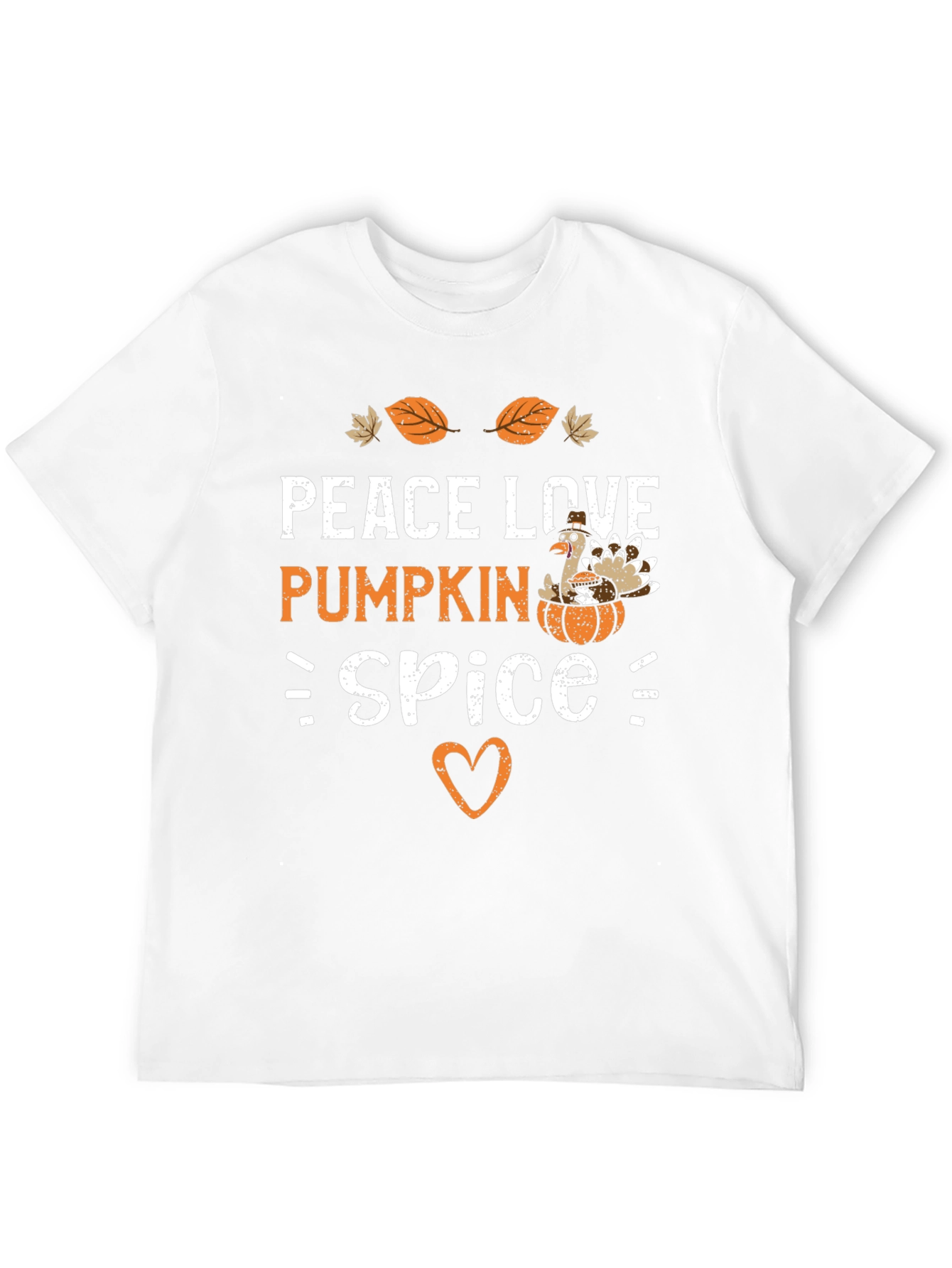 Peace Love Pumpkin Spice Thanksgiving T-Shirt
