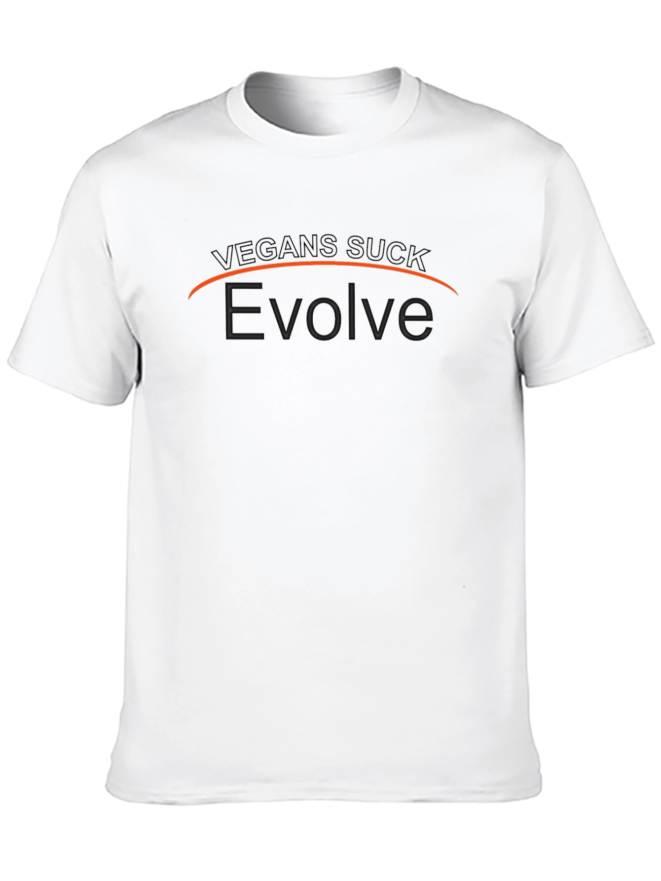 Evolve Anti-Vegan Slogan Graphic Tee