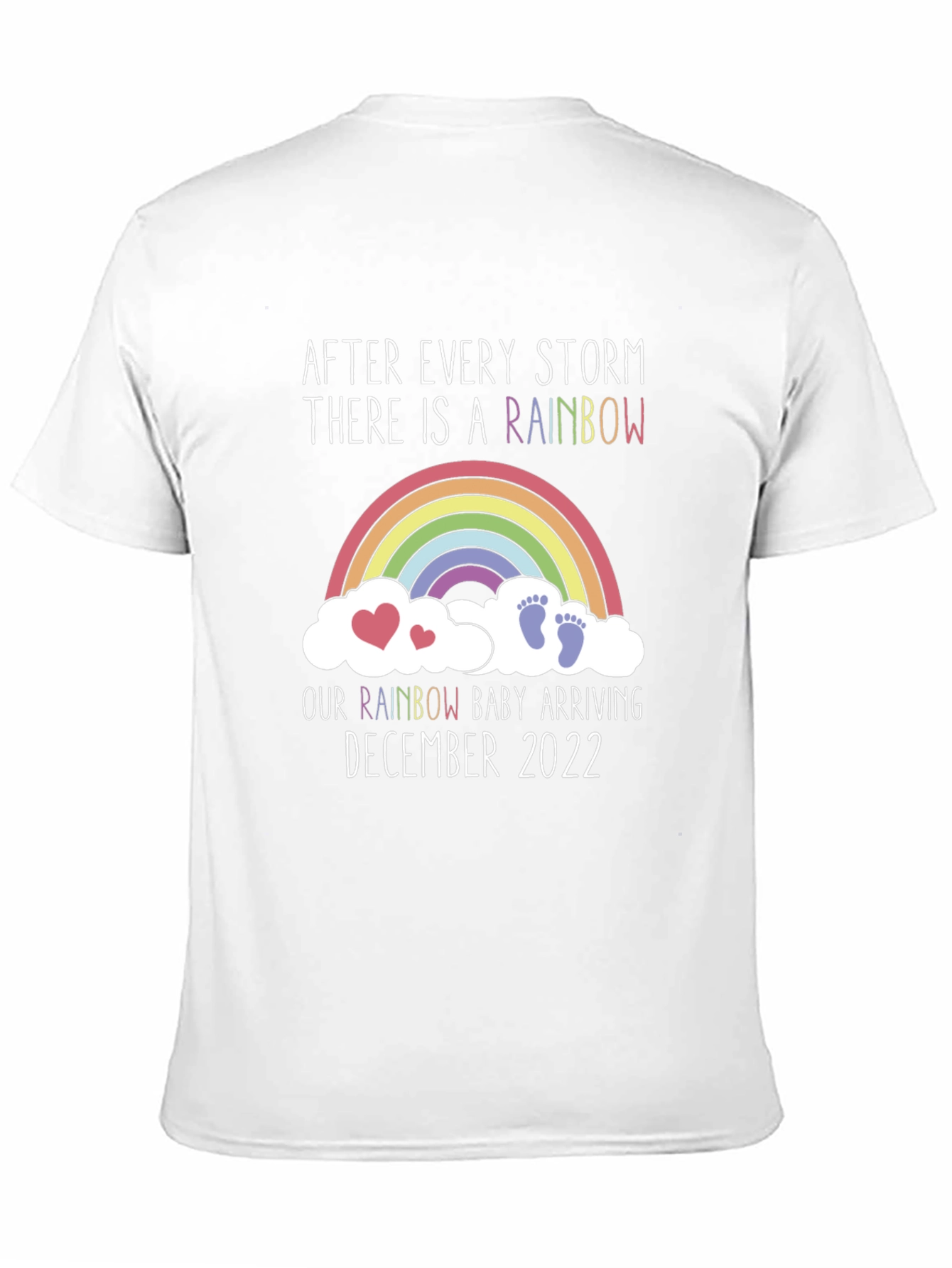 Rainbow Baby Arrival December 2022 T-Shirt
