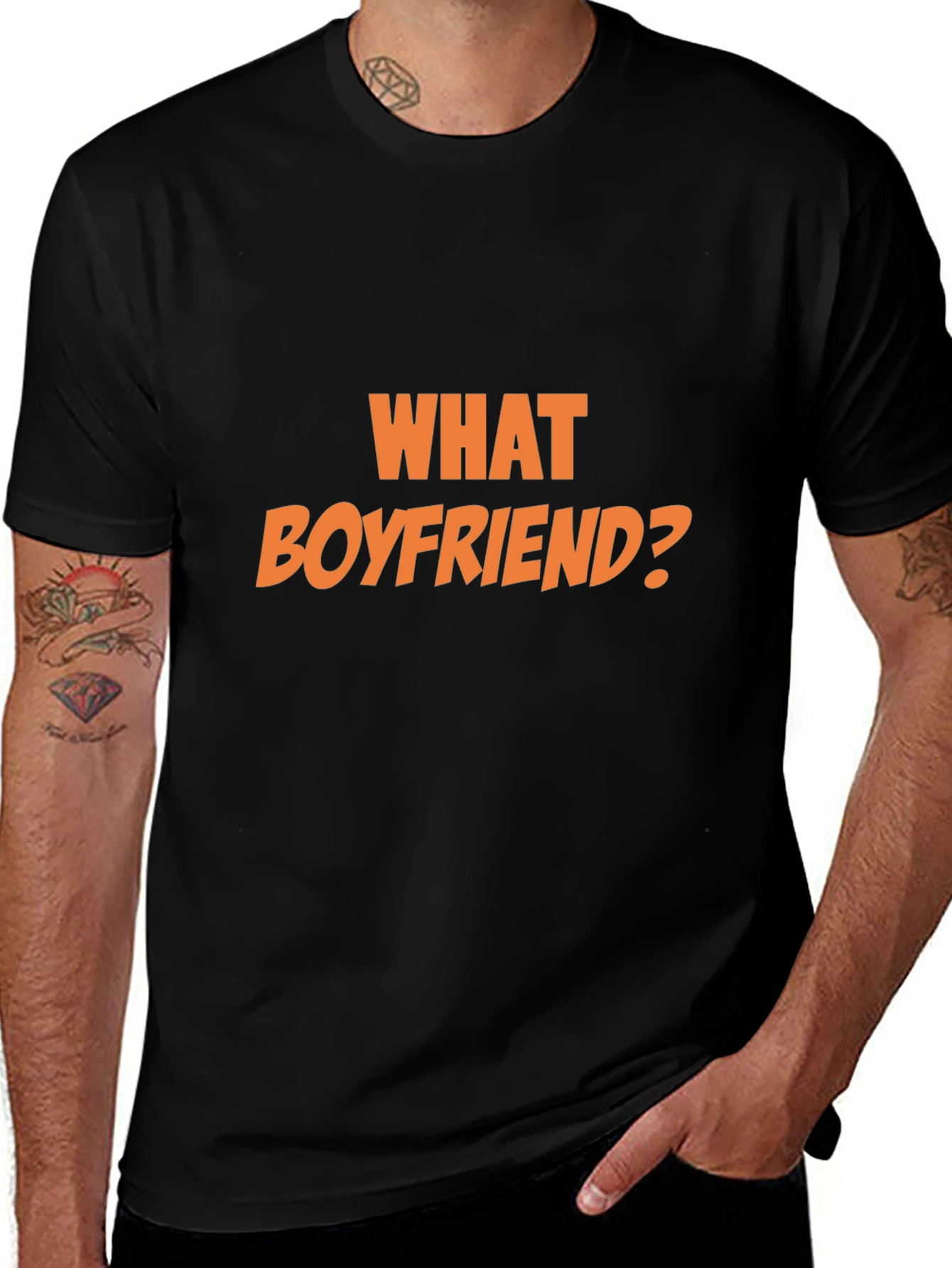 What Boyfriend? Graphic T-Shirt - Unisex Black