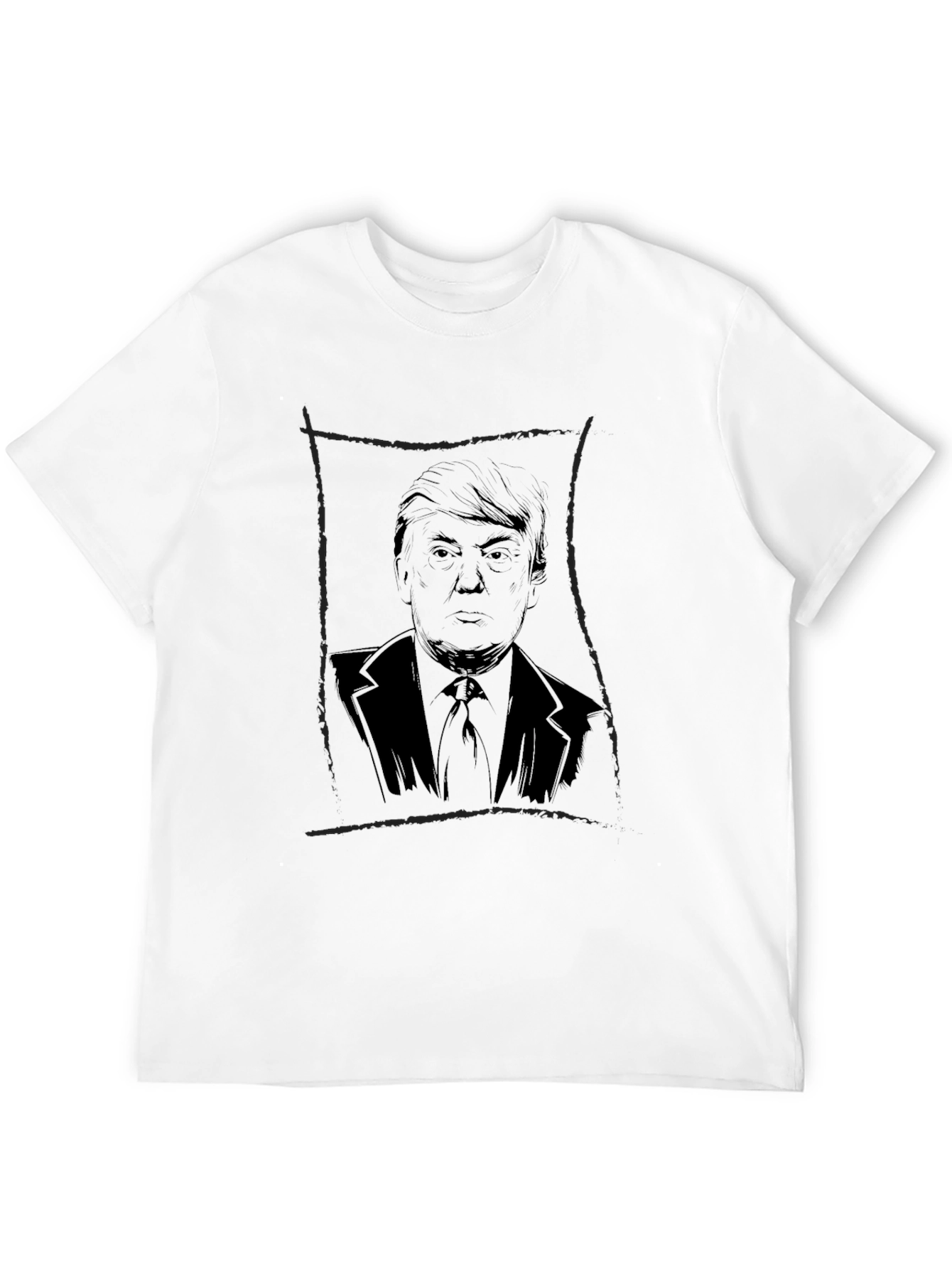 Trump Graphic Print Mens Black T-Shirt