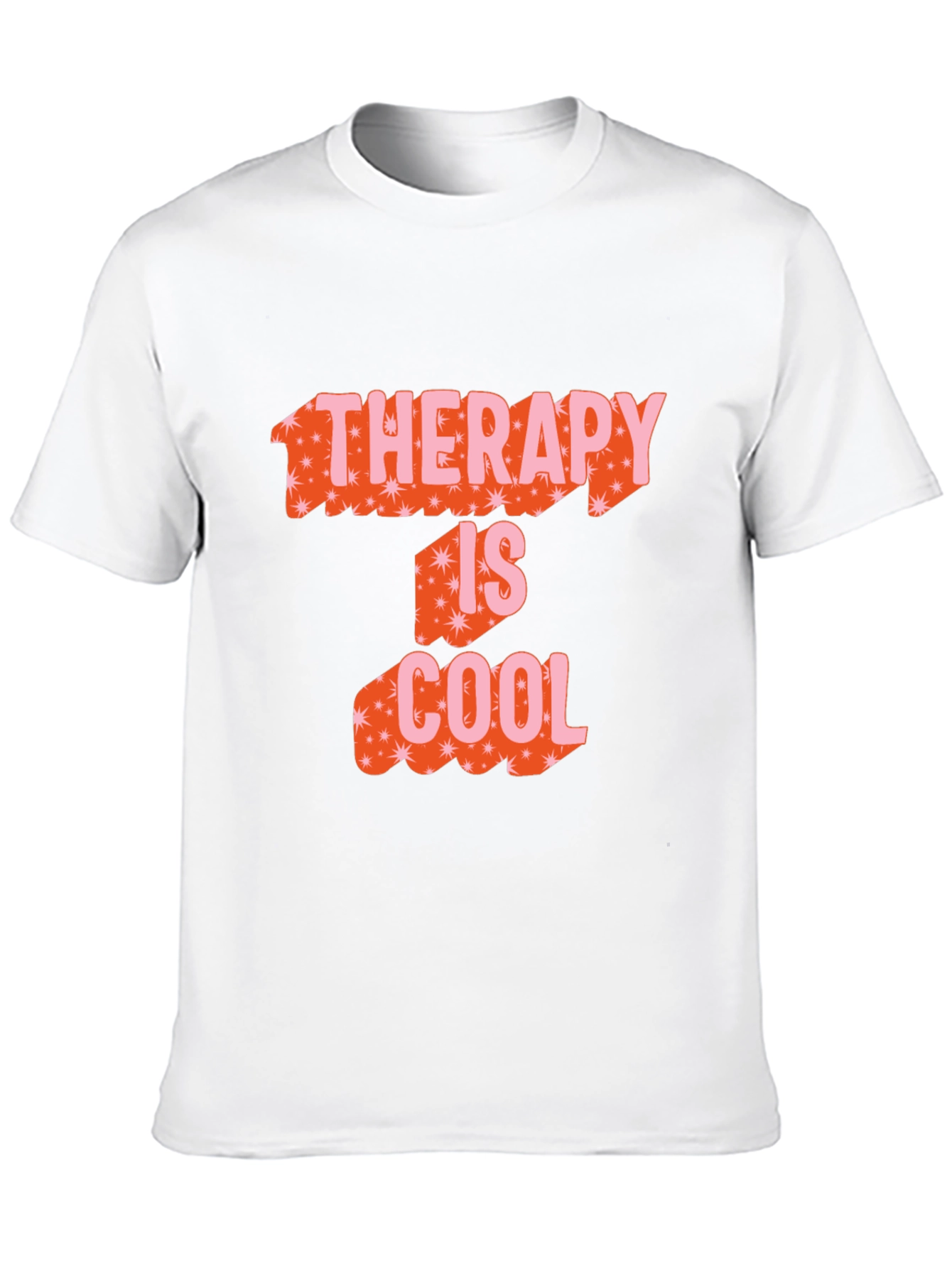 Therapy is Cool Graphic Tee - Trendy Black T-Shirt