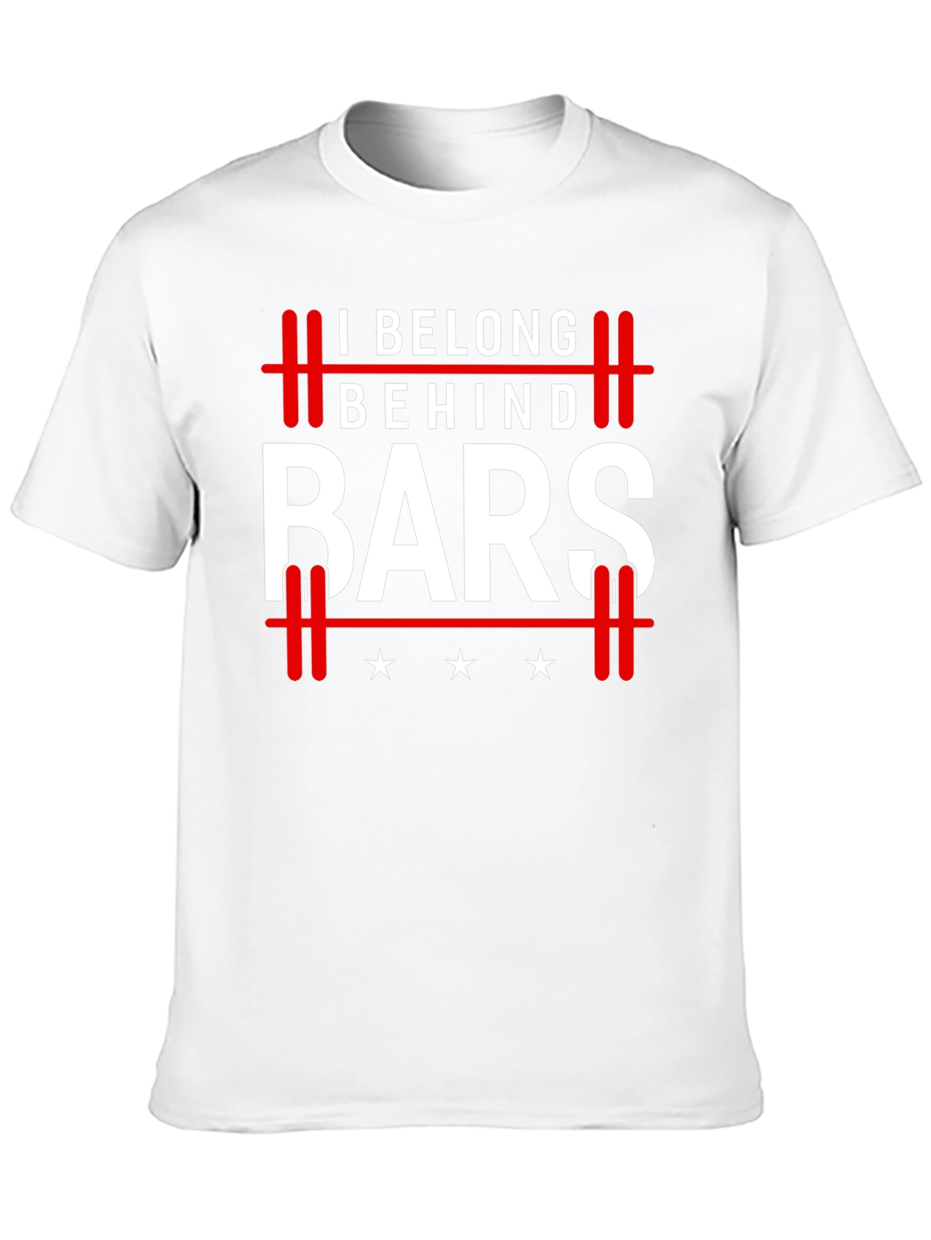 I Belong Behind Bars Graphic T-Shirt