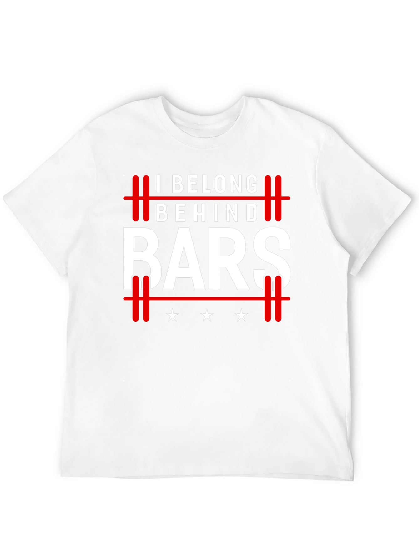 I Belong Behind Bars Graphic T-Shirt