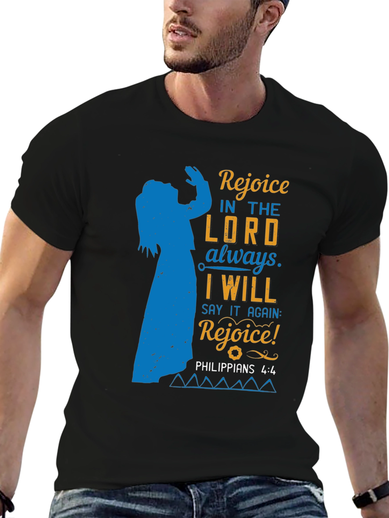 Religious T-Shirt: Rejoice in the Lord Always
