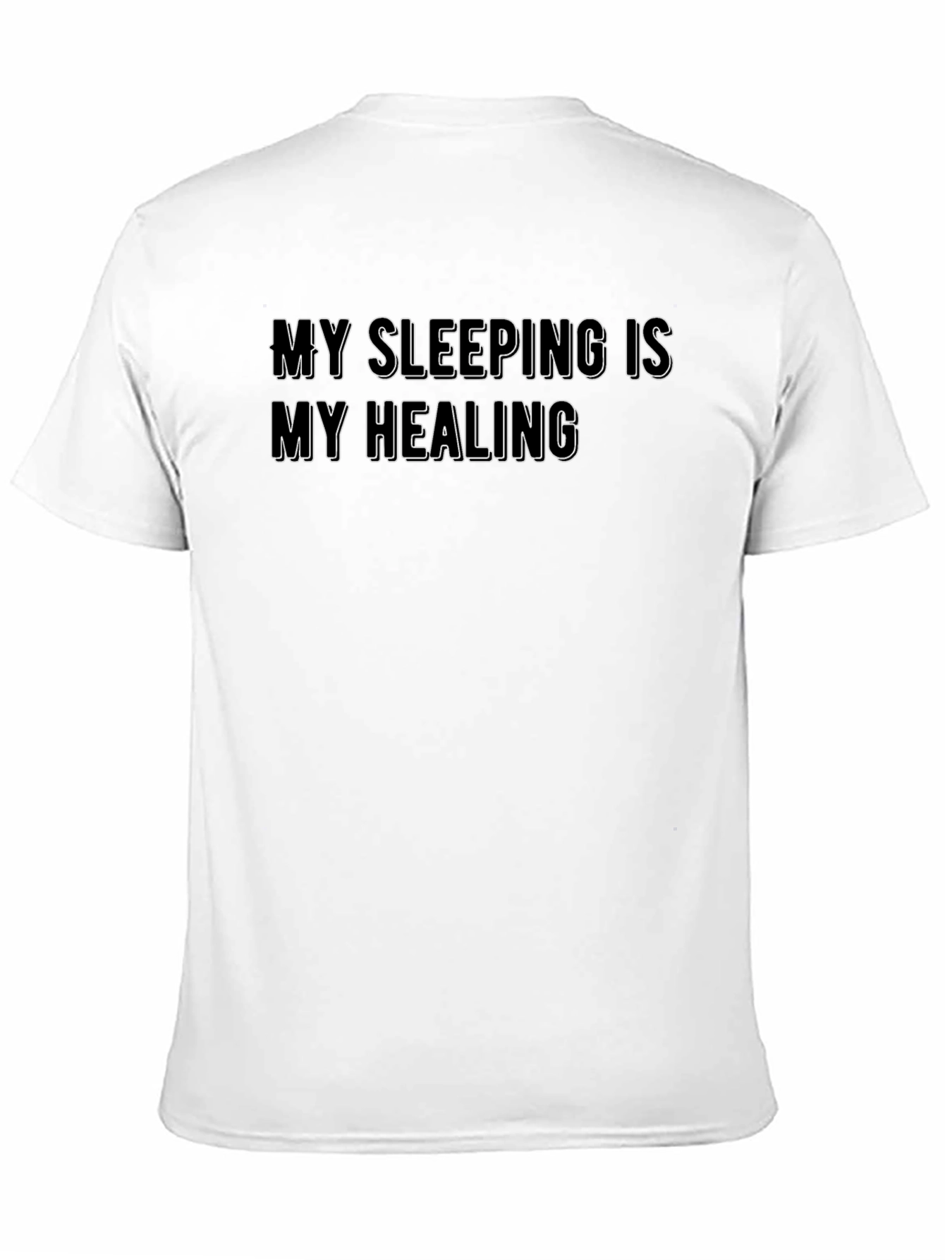 My Sleeping Is My Healing Black T-Shirt