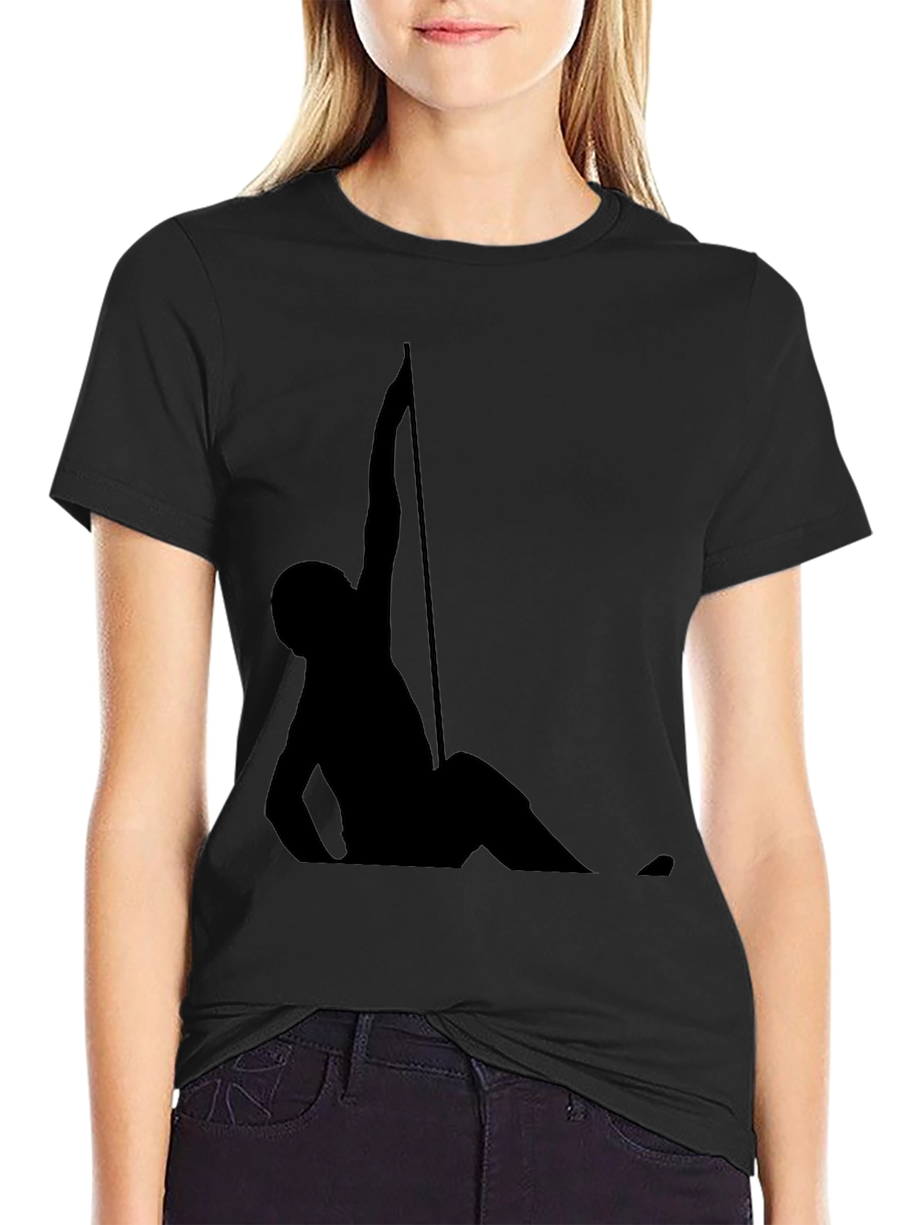 Silhouette Climber Black T-Shirt