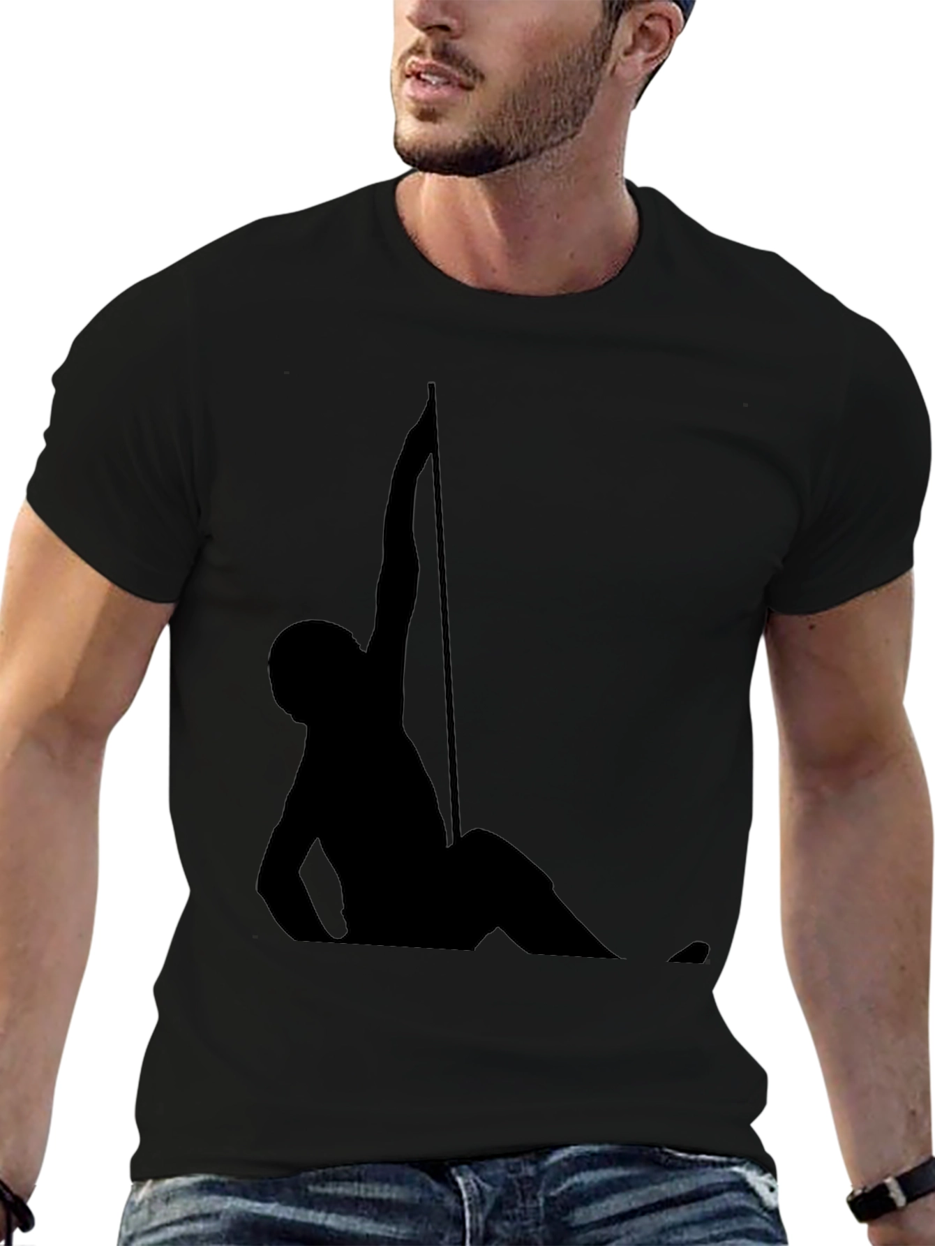 Silhouette Climber Black T-Shirt