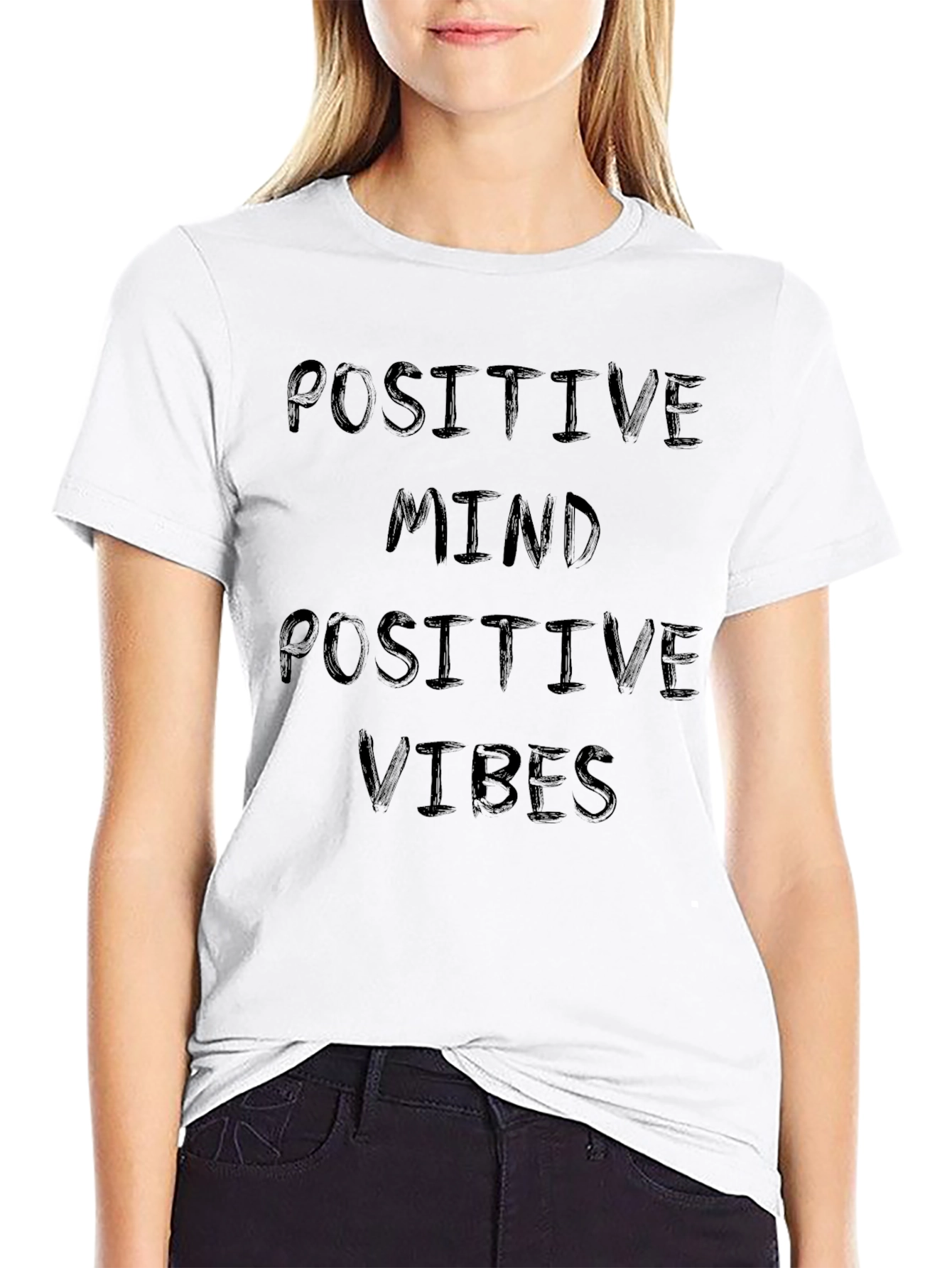 Positive Mind Positive Vibes Graphic Tee