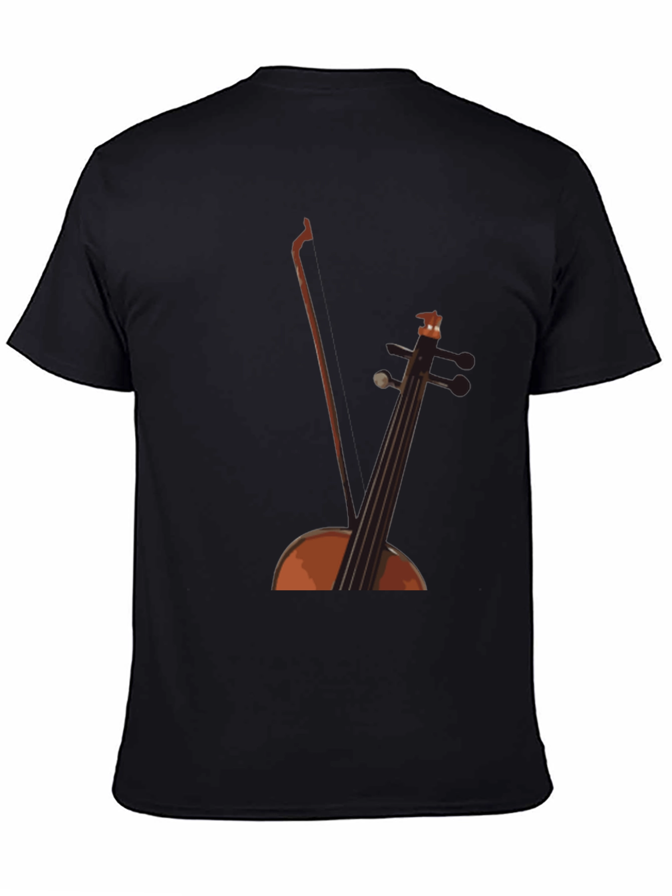 Cello Graphic Black Tee - Musicians Style