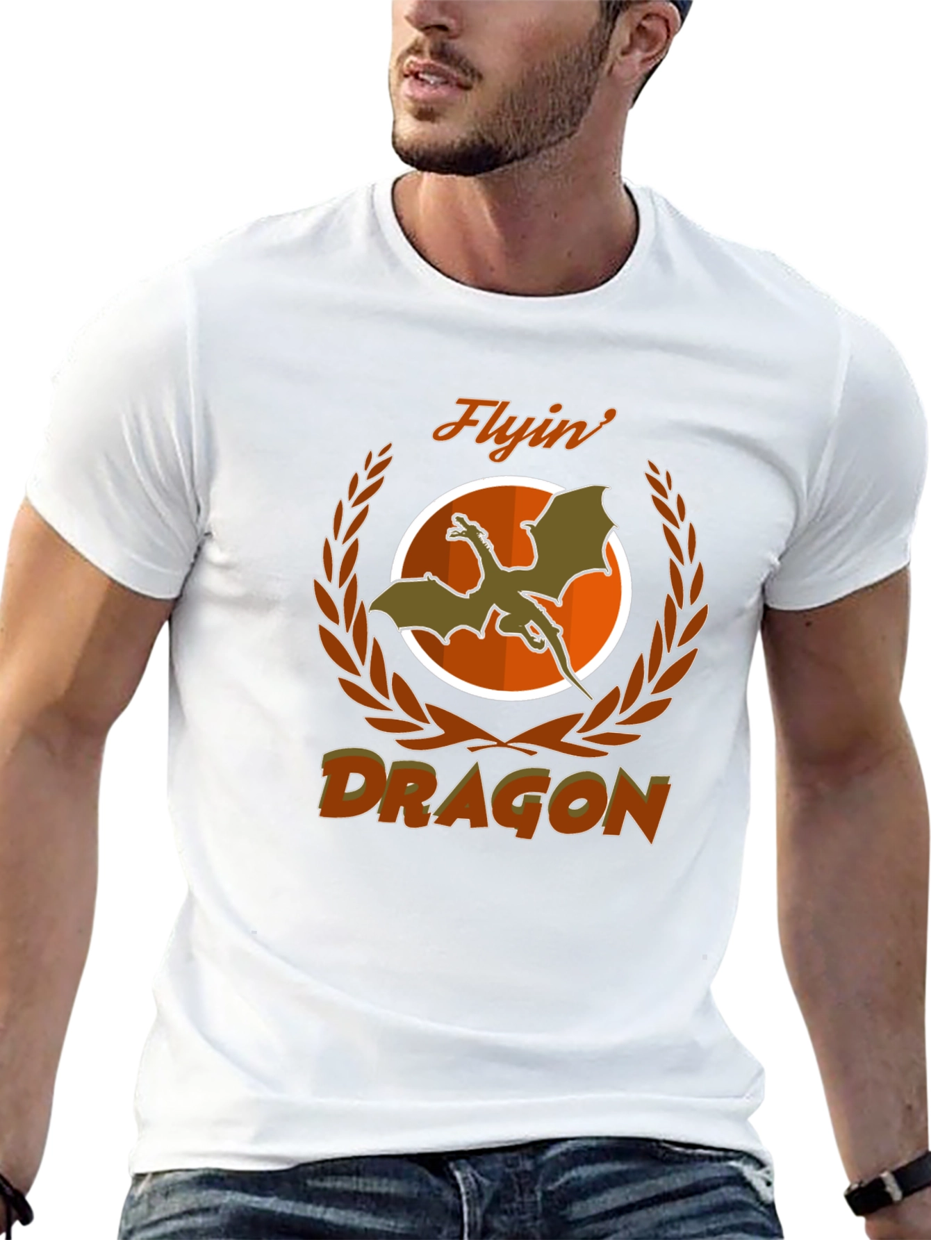 Flyin Dragon Graphic T-Shirt - Unique Design