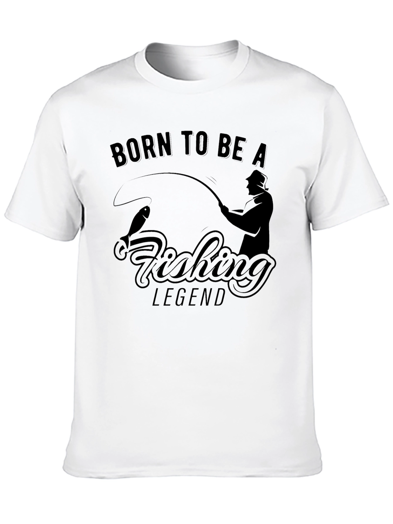 Born To Be A Fishing Legend Graphic Tee