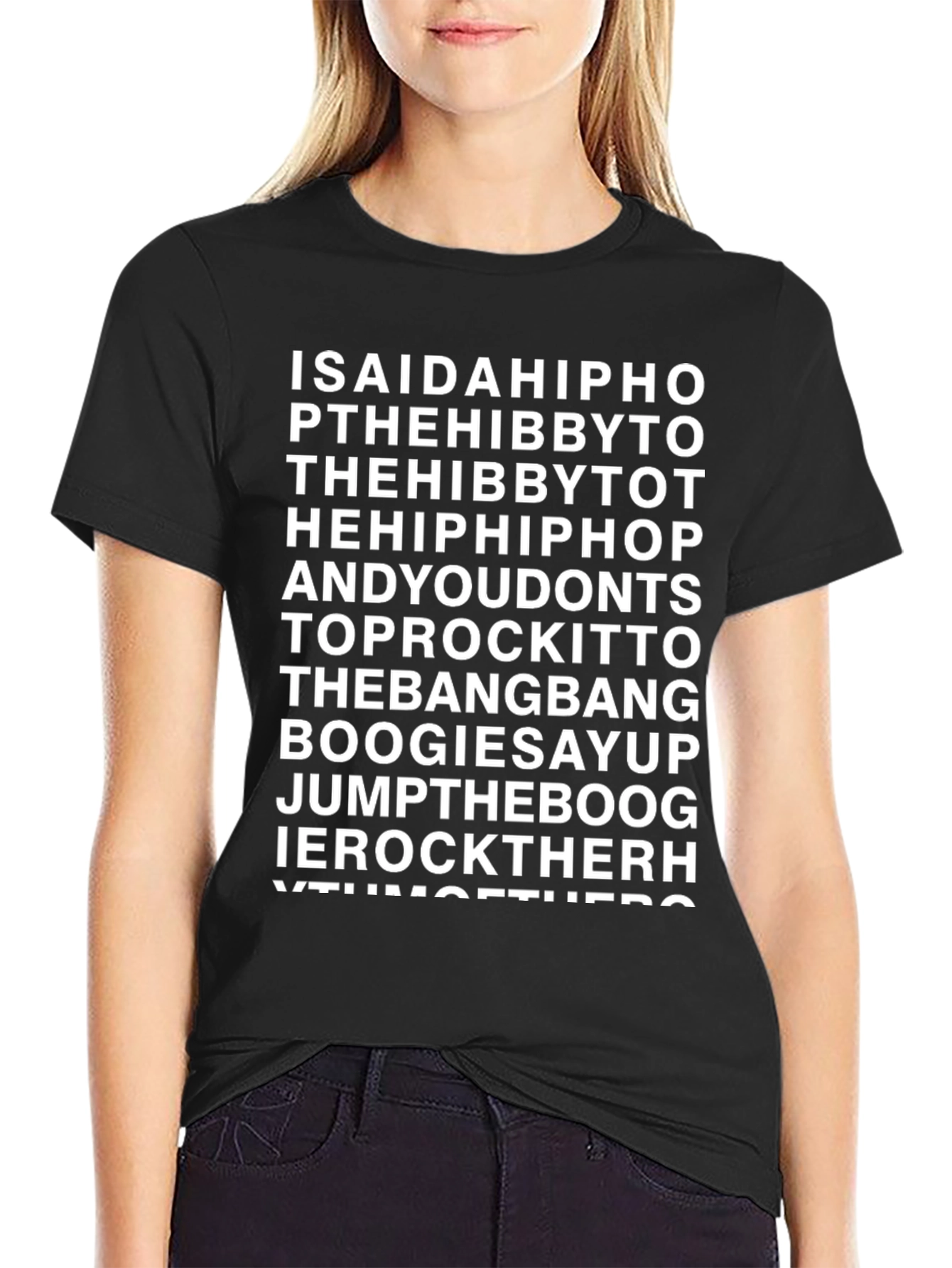Hip Hop Lyric T-Shirt - Old School Rap Tee