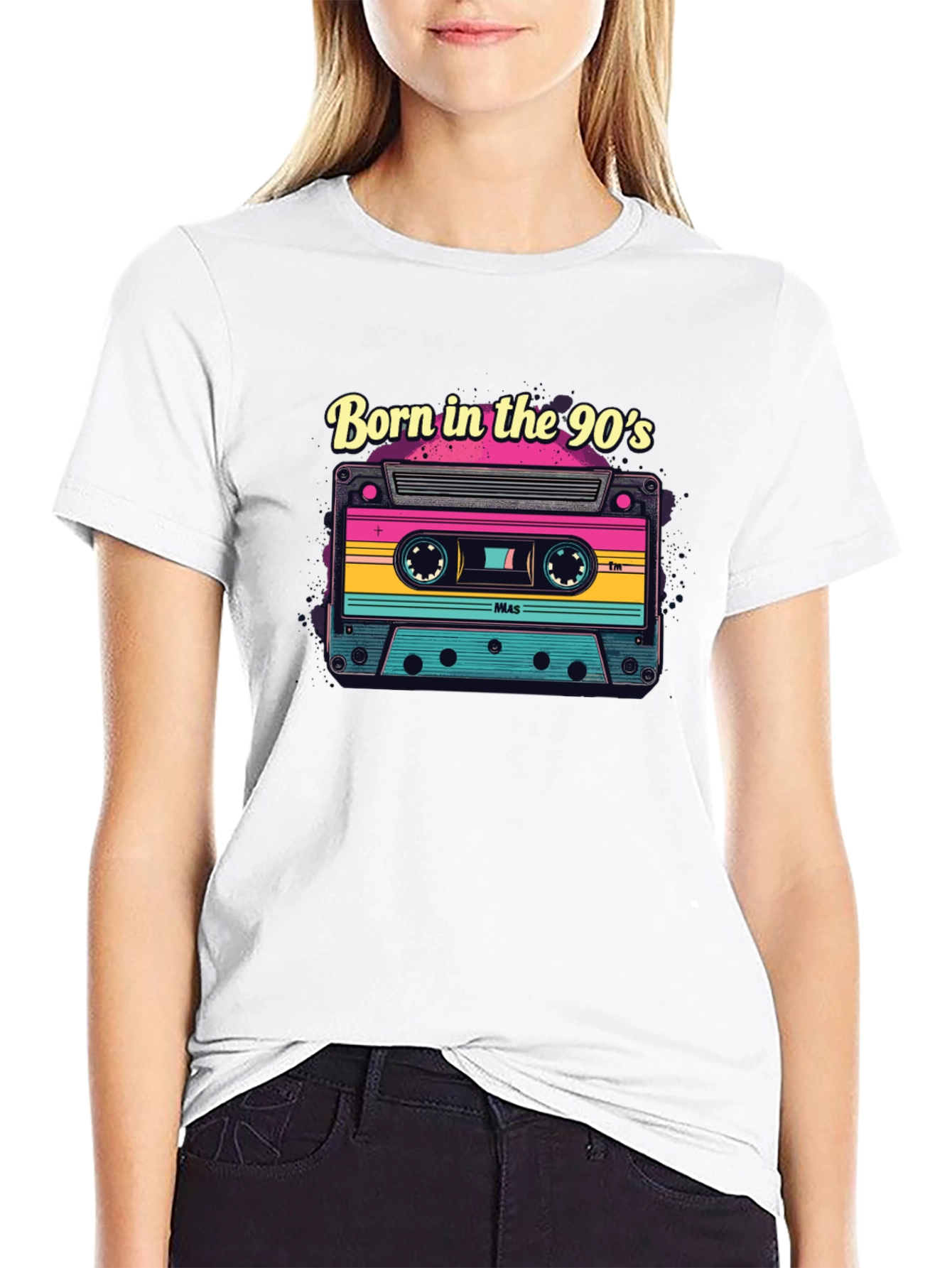 Born in the 90s Retro Cassette Tape T-Shirt