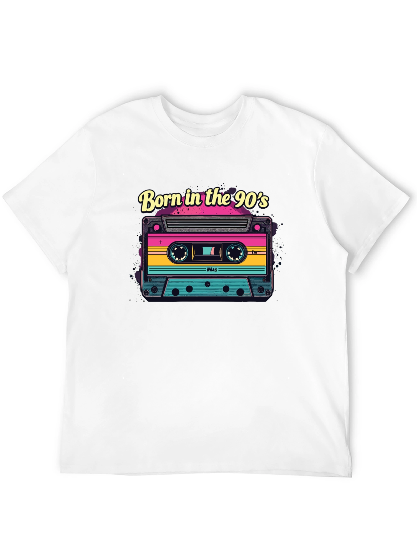 Born in the 90s Retro Cassette Tape T-Shirt