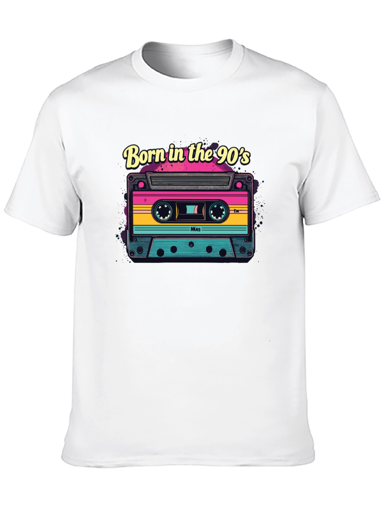 Born in the 90s Retro Cassette Tape T-Shirt
