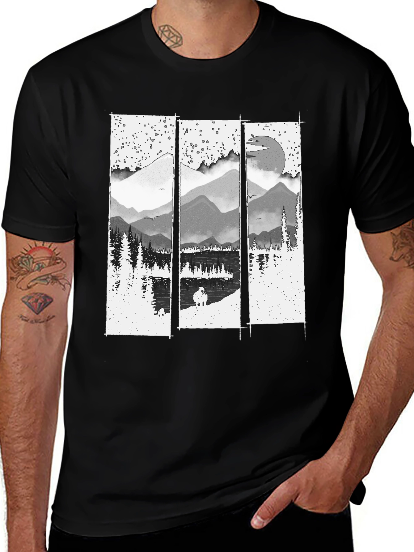 Mountain Lake Graphic Tee