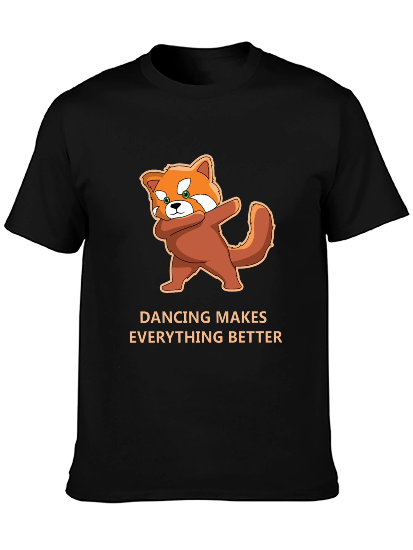 Dancing Red Panda T-Shirt - Makes Everything Better