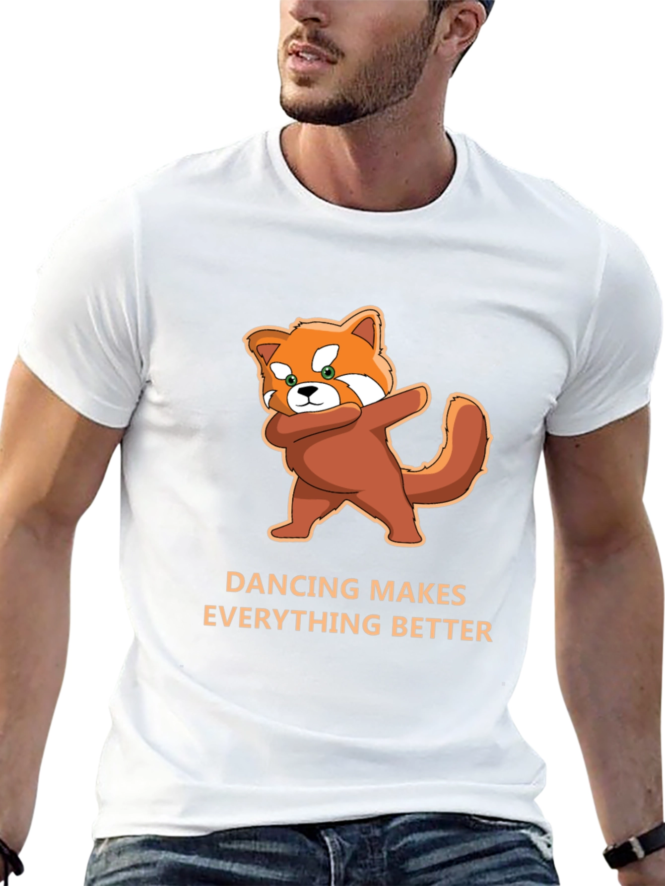 Dancing Red Panda T-Shirt - Makes Everything Better