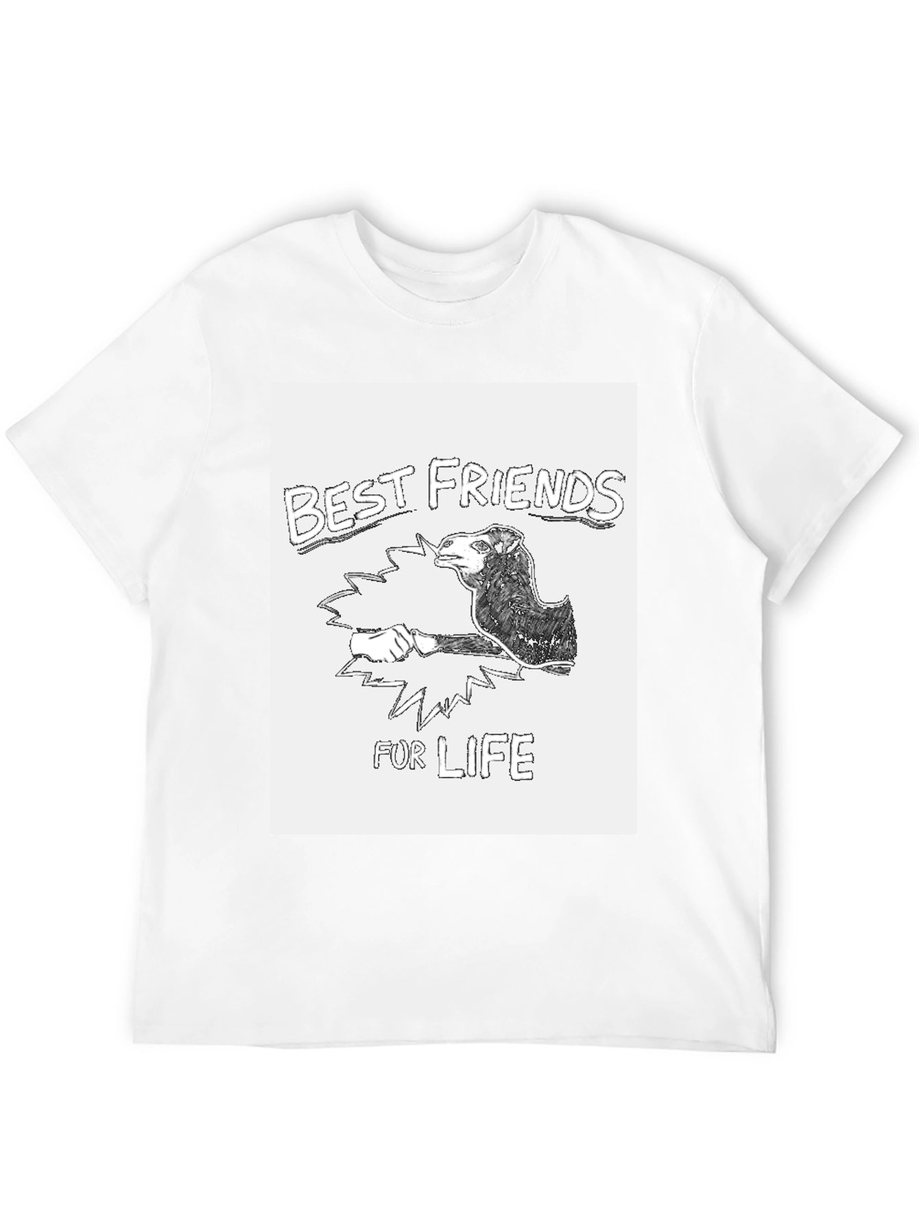 Best Friends For Life Graphic Tee - Black