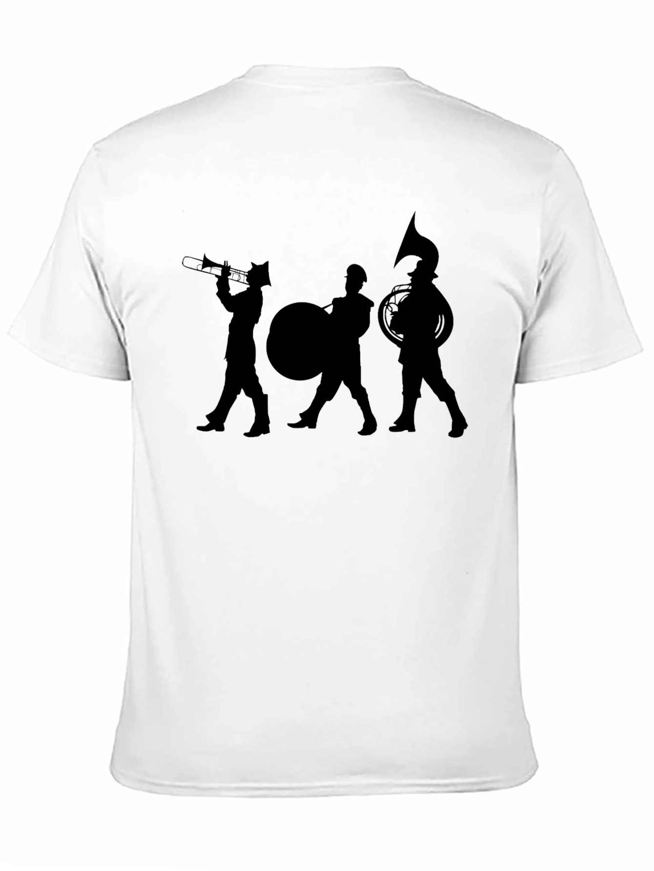 Marching Band Silhouette T-Shirt - Black