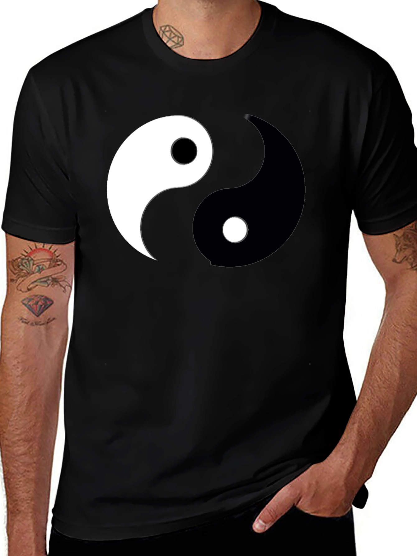 Yin Yang Graphic Tee - Balance and Harmony