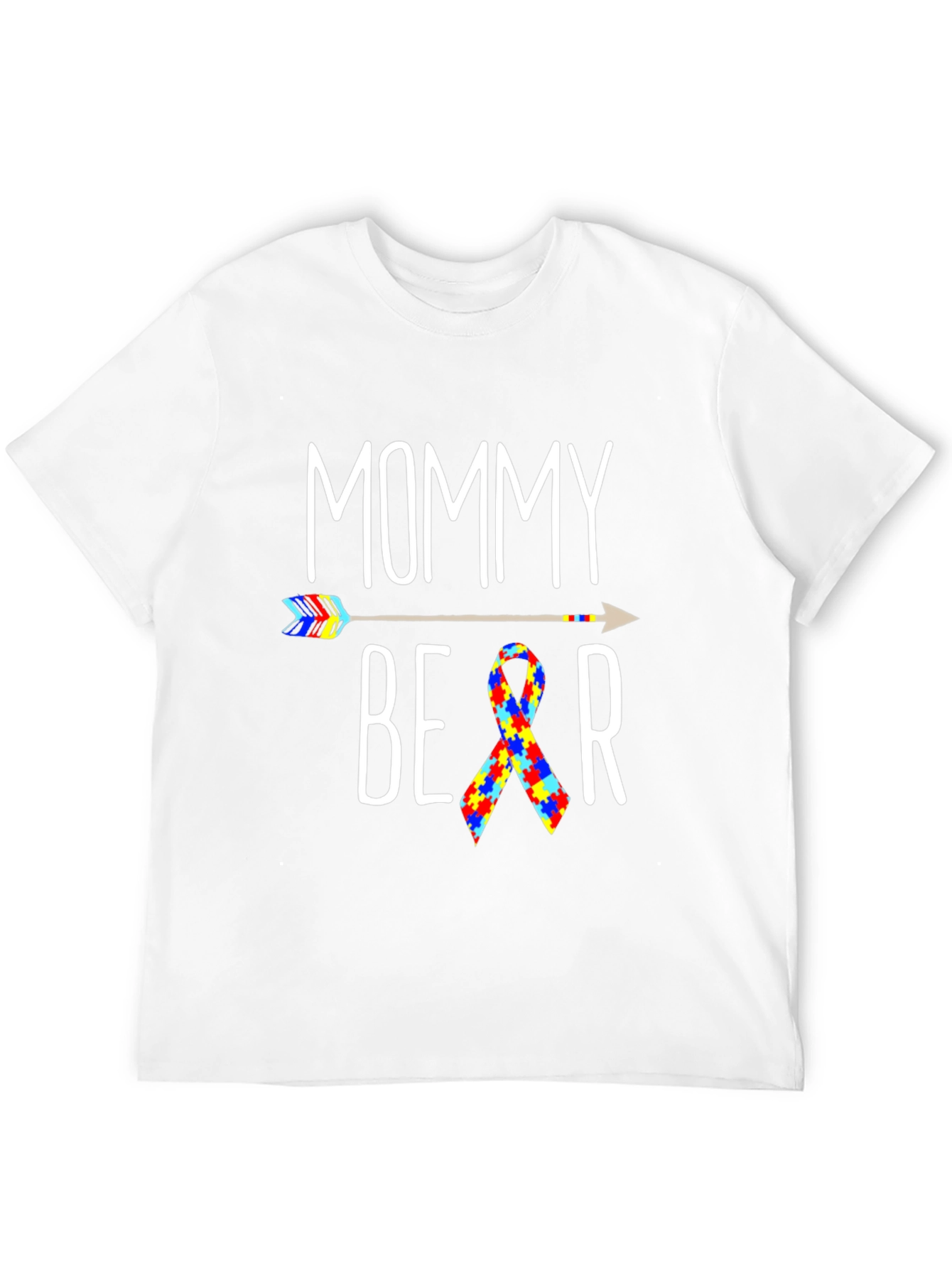 Mommy Bear Autism Awareness T-Shirt