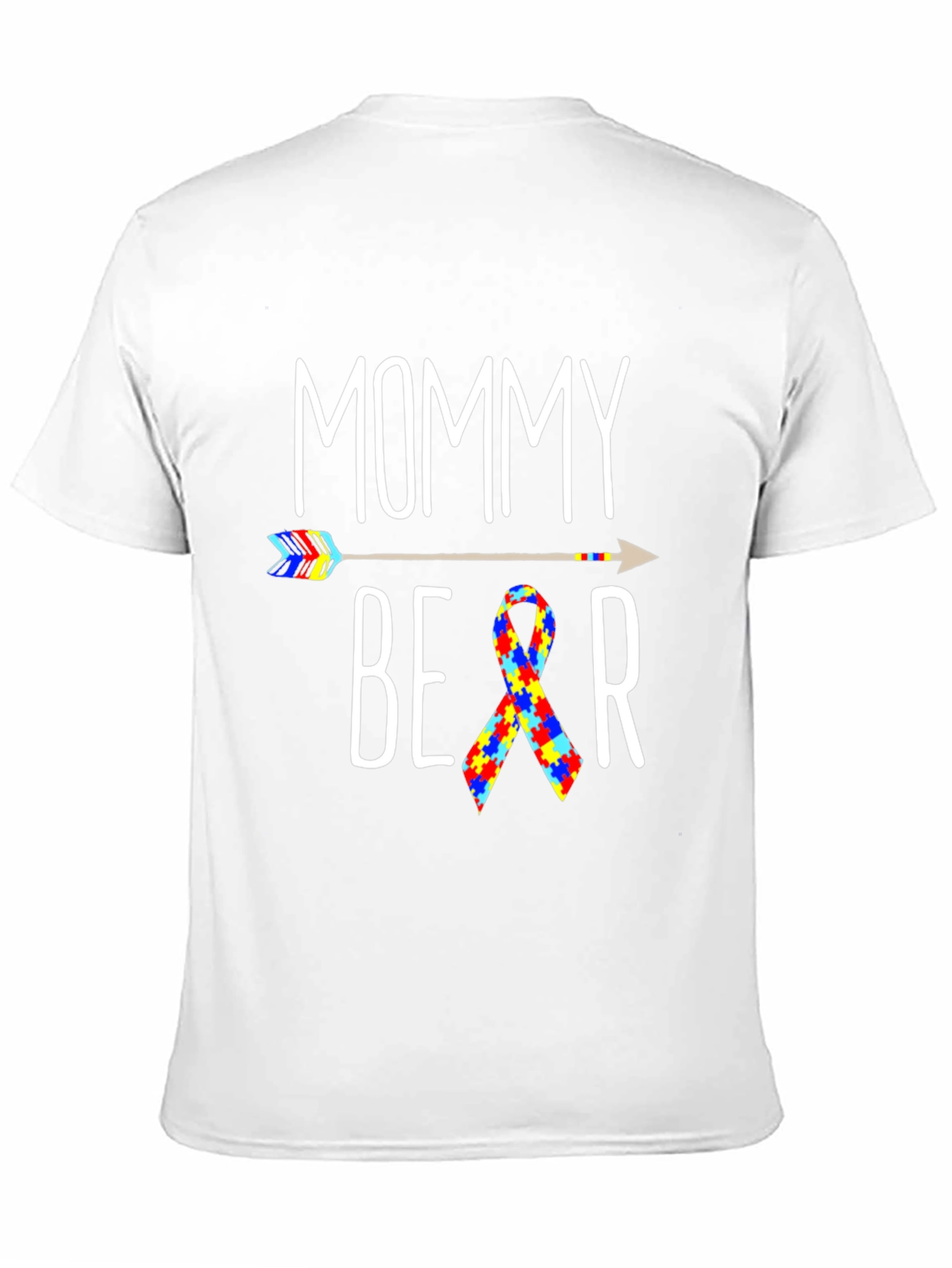 Mommy Bear Autism Awareness T-Shirt