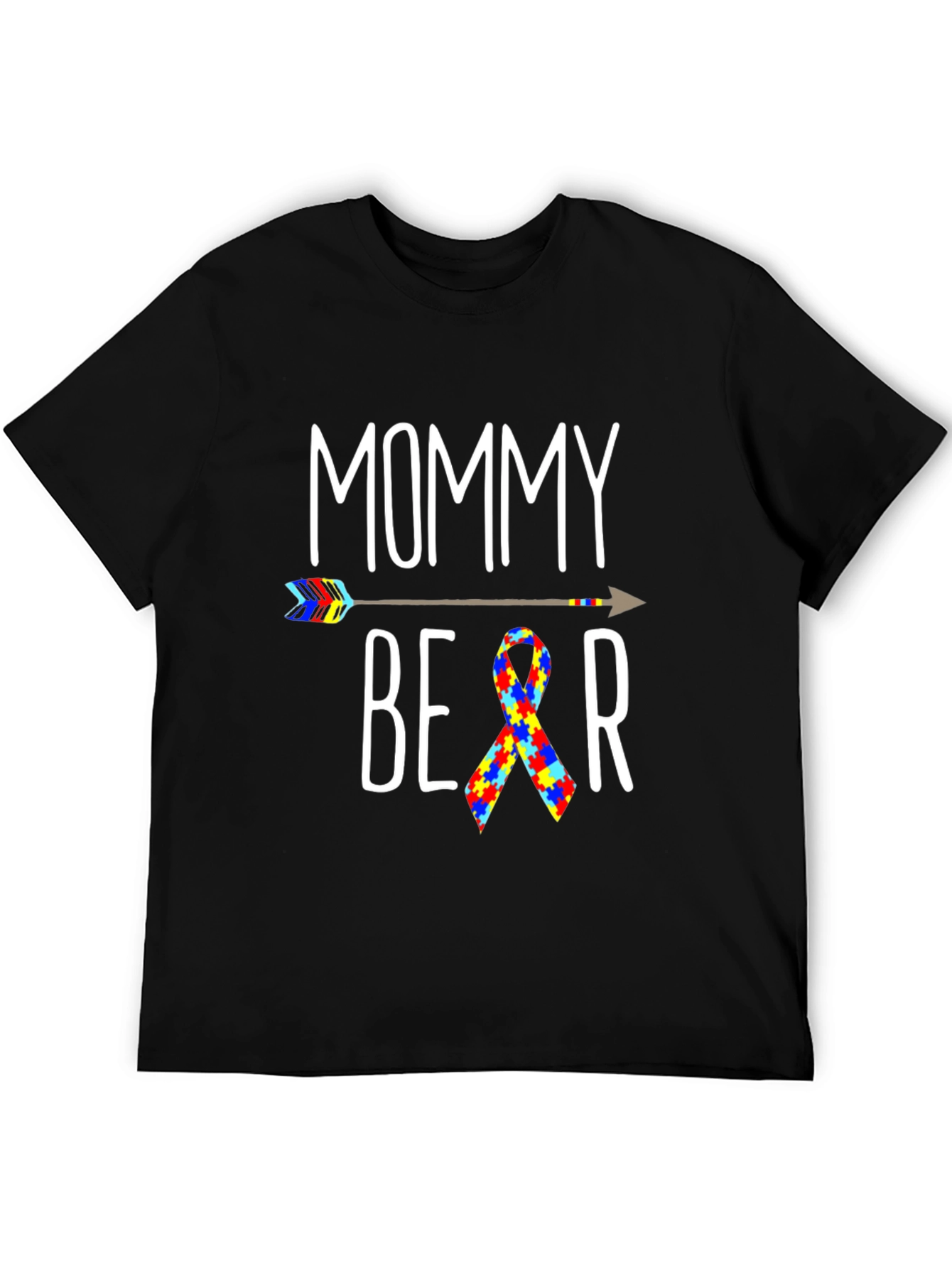 Mommy Bear Autism Awareness T-Shirt