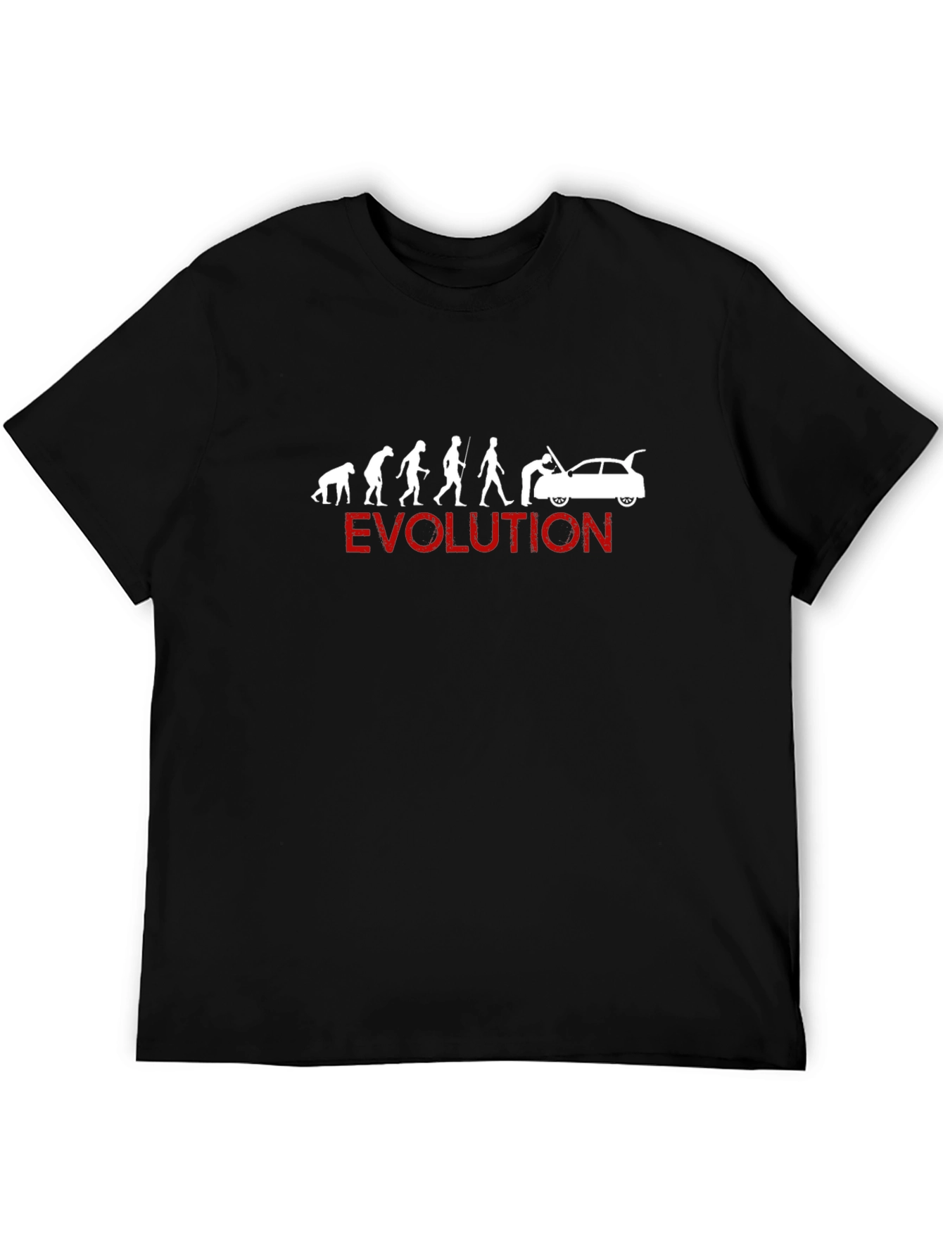 Evolution Car Repair T-Shirt - Black