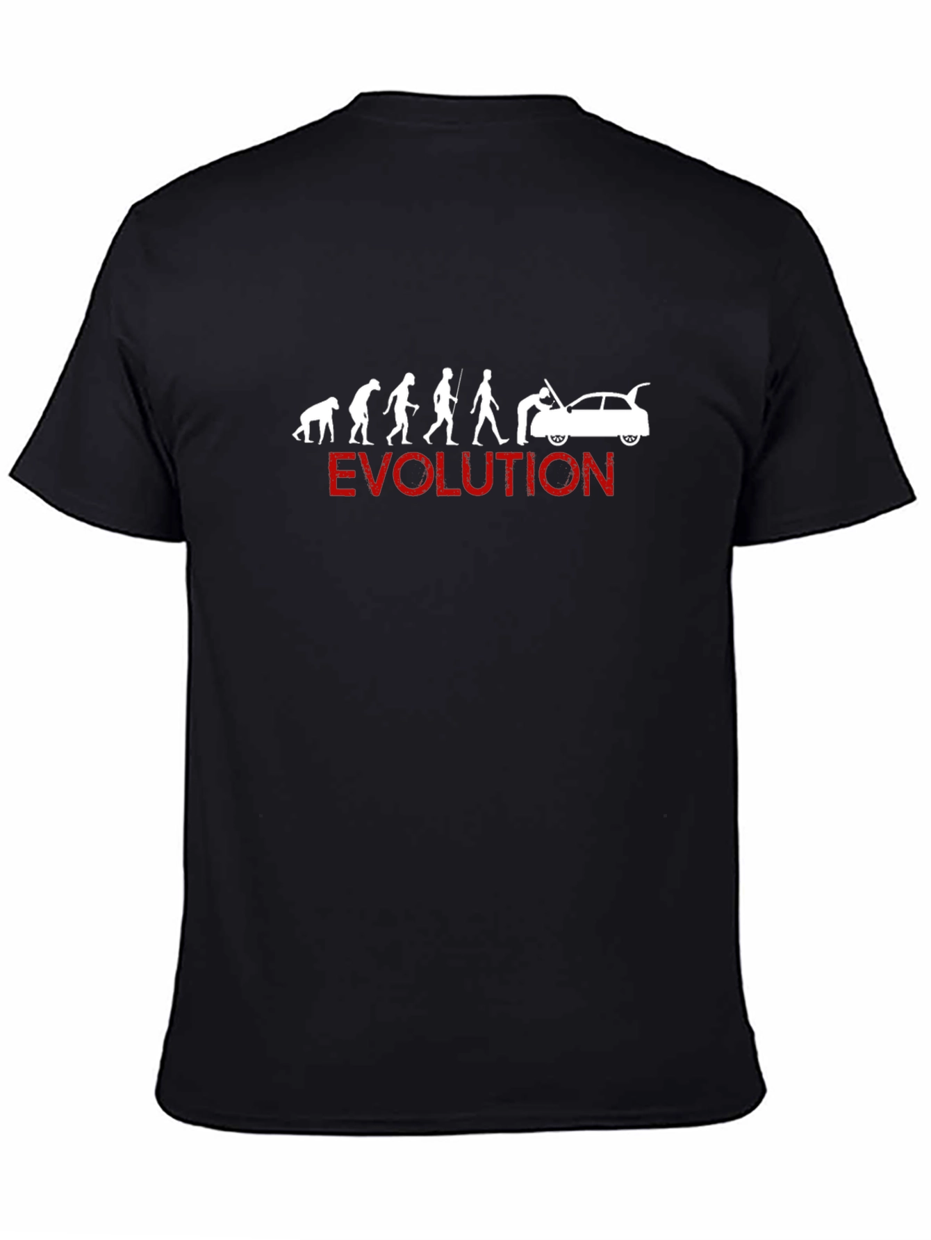 Evolution Car Repair T-Shirt - Black