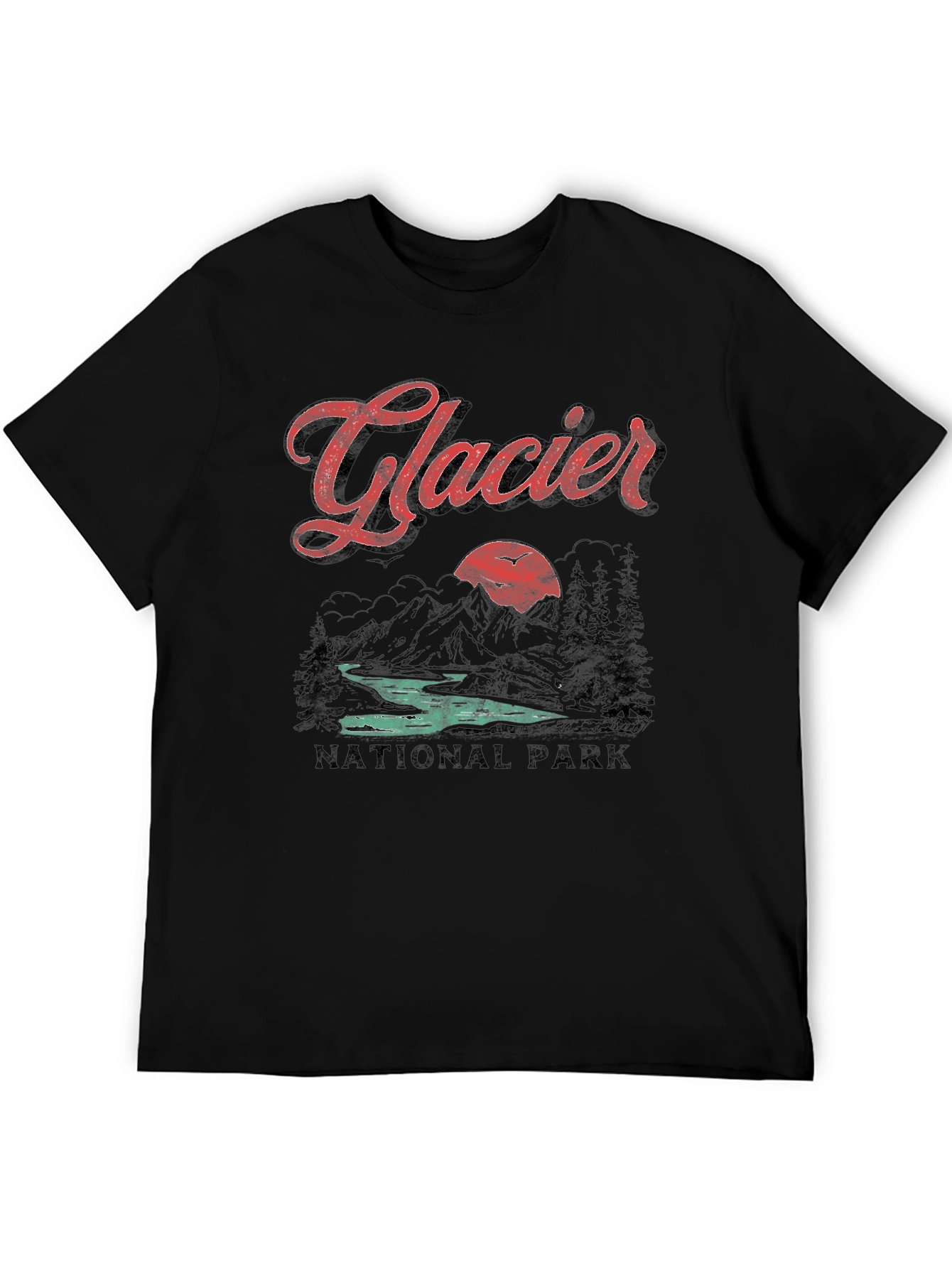 Glacier National Park Graphic T-Shirt