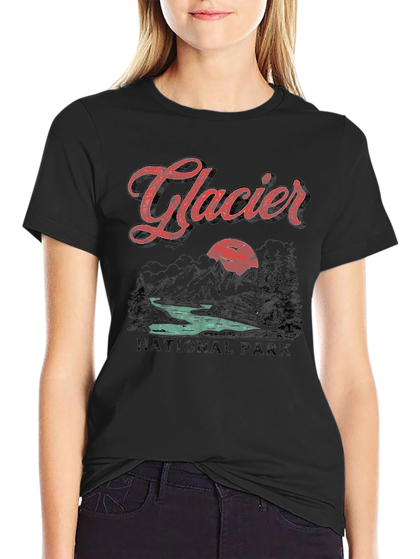 Glacier National Park Graphic T-Shirt