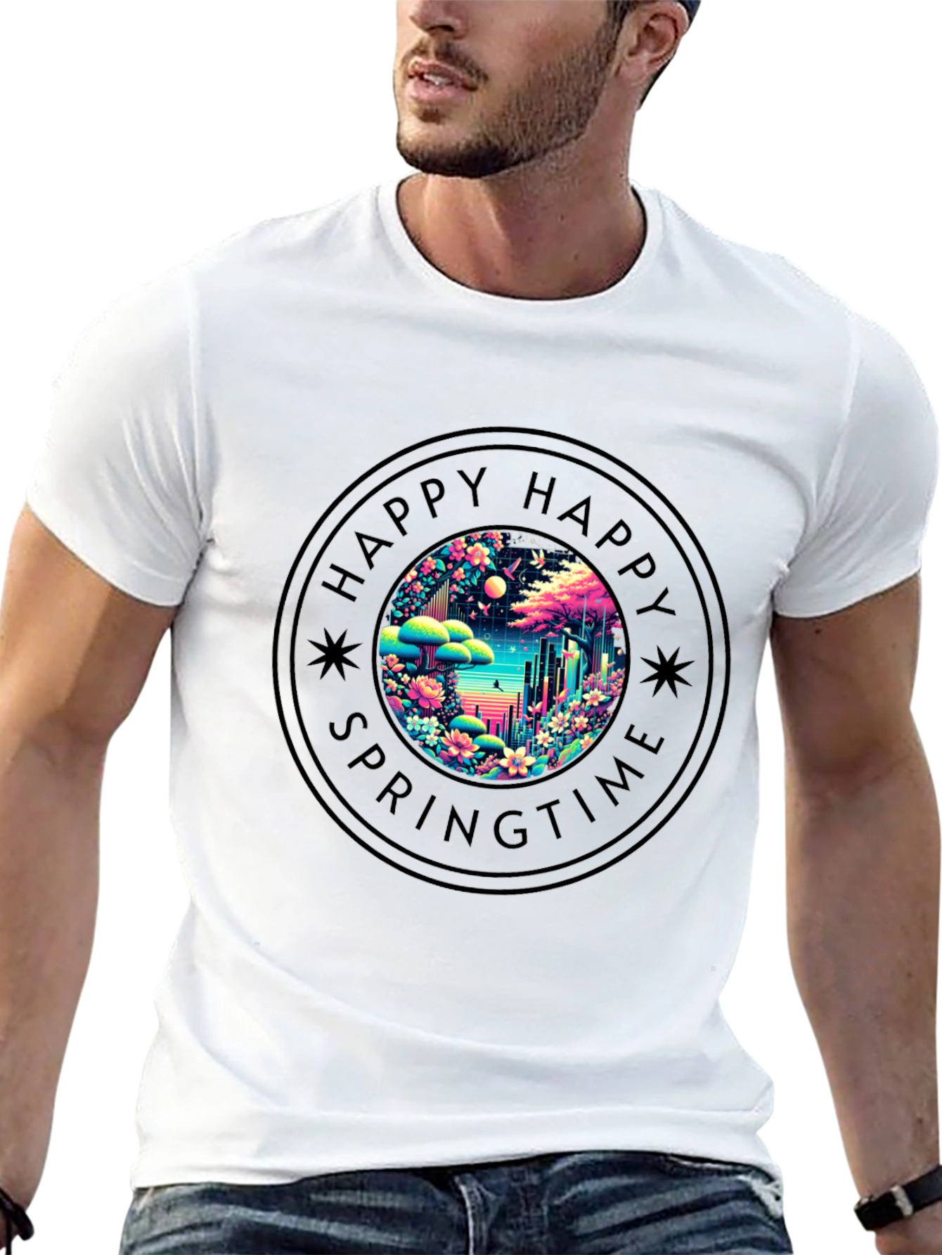 Happy Springtime Graphic Tee - Unisex